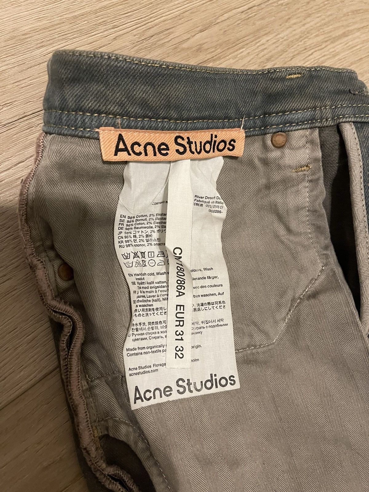Acne Studios Acne Studios Denim Size US 31 - 3 Thumbnail