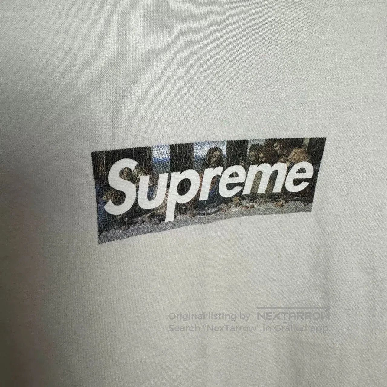 Japanese Brand Supreme Milan Limited Last Supper White Box Logo Tee M. Size US M / EU 48-50 / 2 - 3 Thumbnail