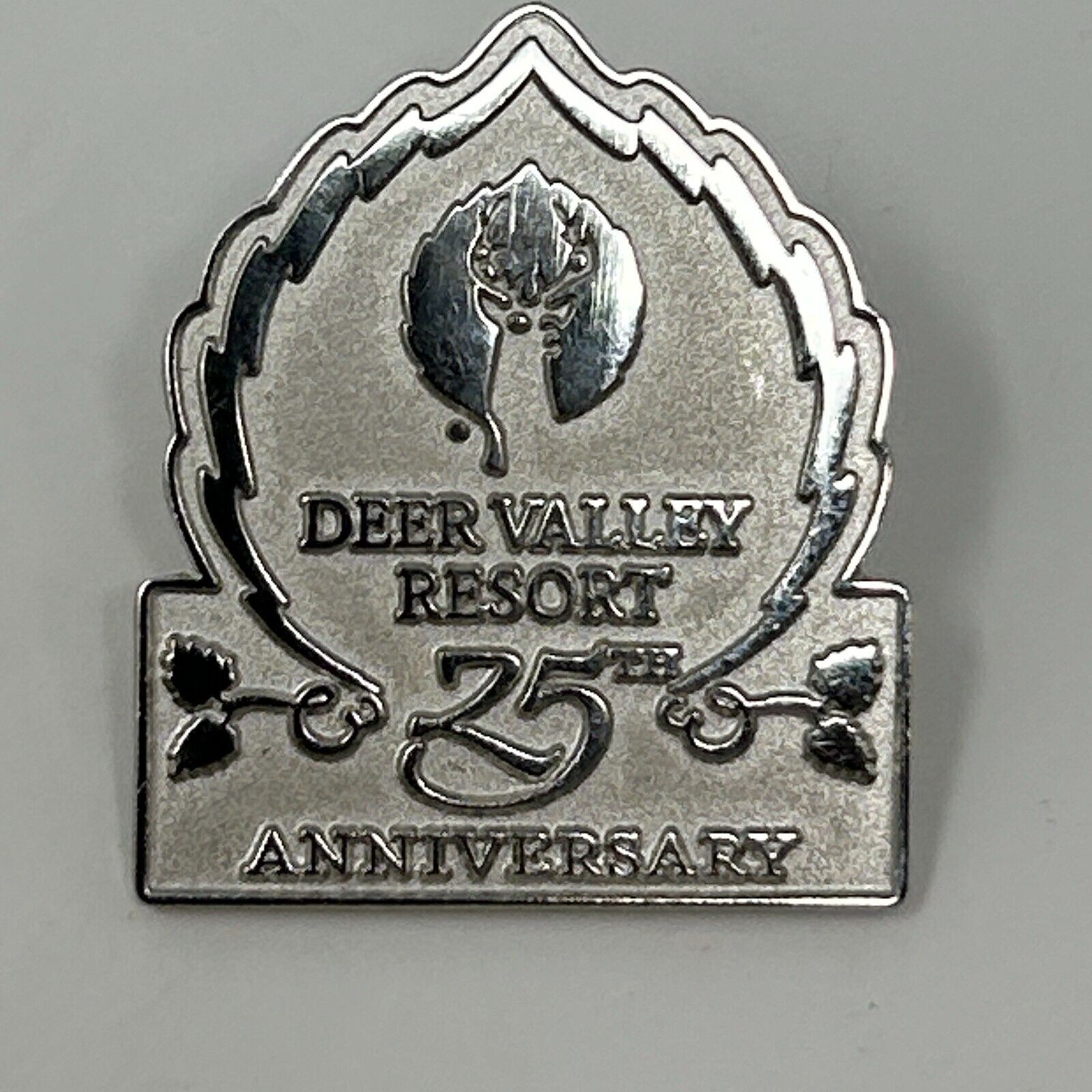 Other Lot of 2 Skiing Lapel Pins Pinback Buttons Deer Valley Size ONE SIZE - 4 Thumbnail