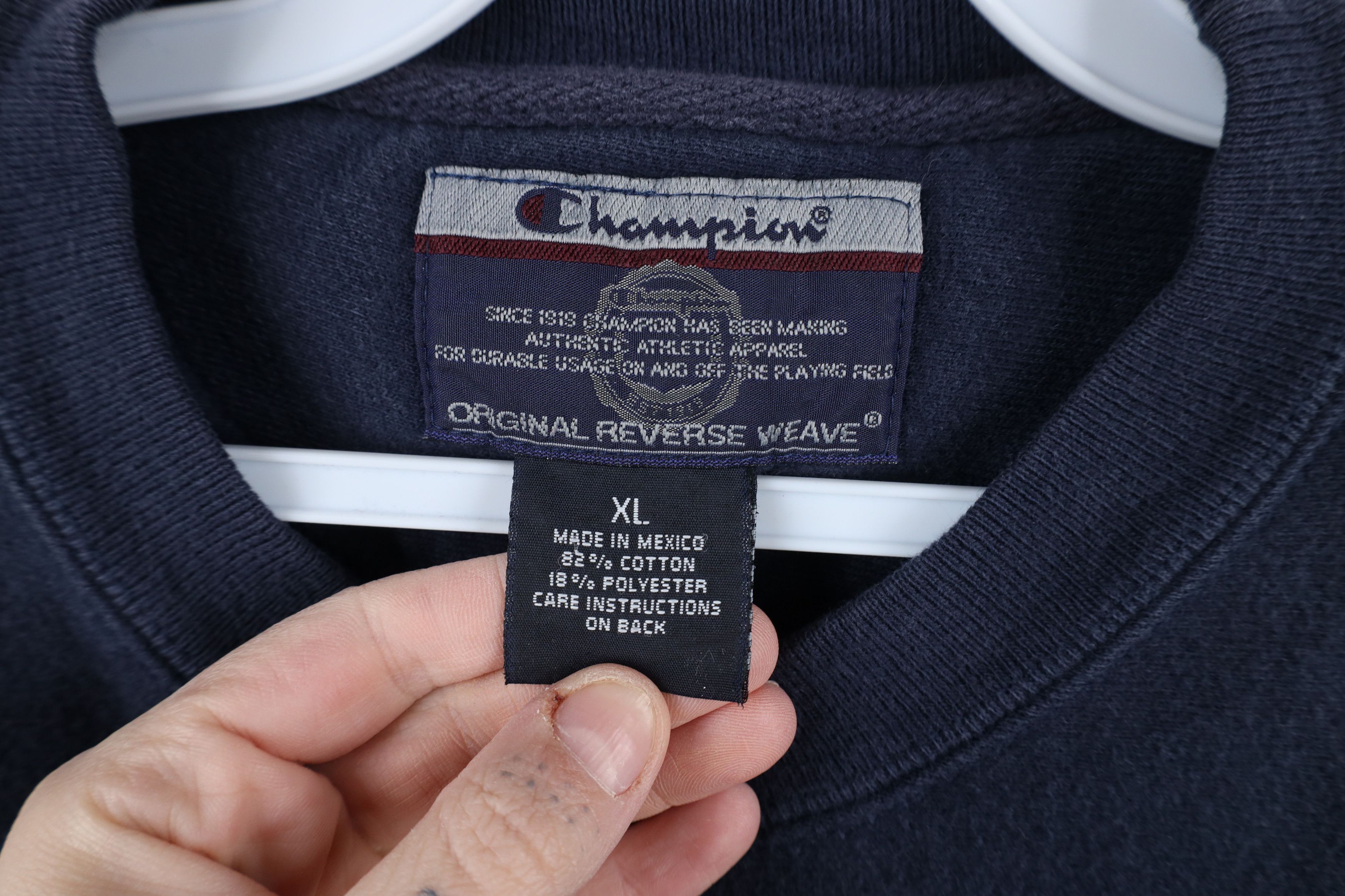 Champion × Vintage Vintage 90s Champion Reverse University Crewneck Sweatshirt Size US XL / EU 56 / 4 - 7 Thumbnail
