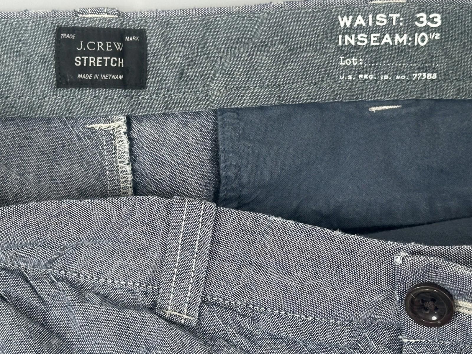 J.Crew J. Crew Men's Medium Blue 33/10.5 Stretch Shorts Size US 33 - 5 Thumbnail