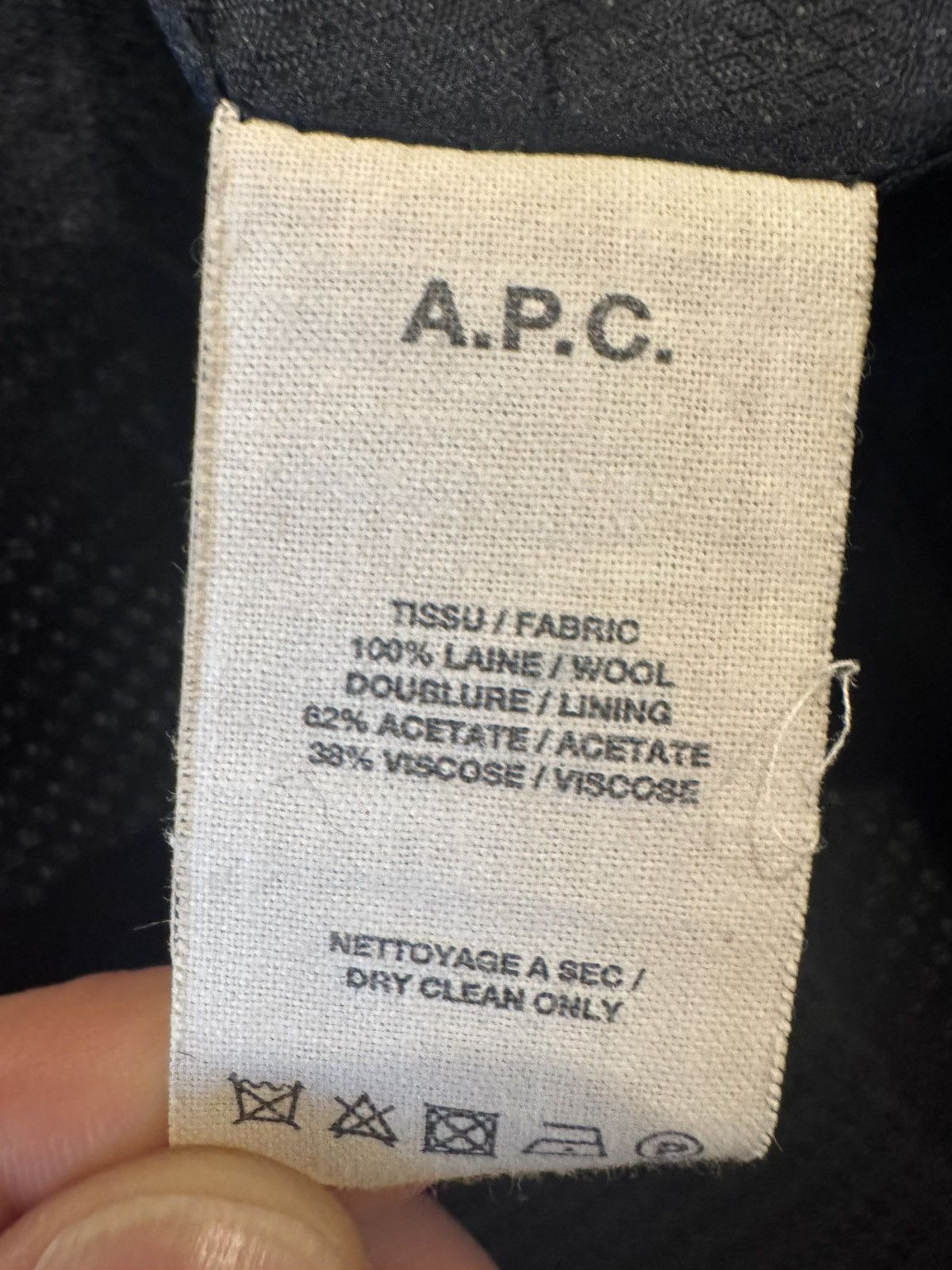 A.P.C. APC Long Hooded Wool Coat Black - Medium Size US M / EU 48-50 / 2 - 6 Thumbnail