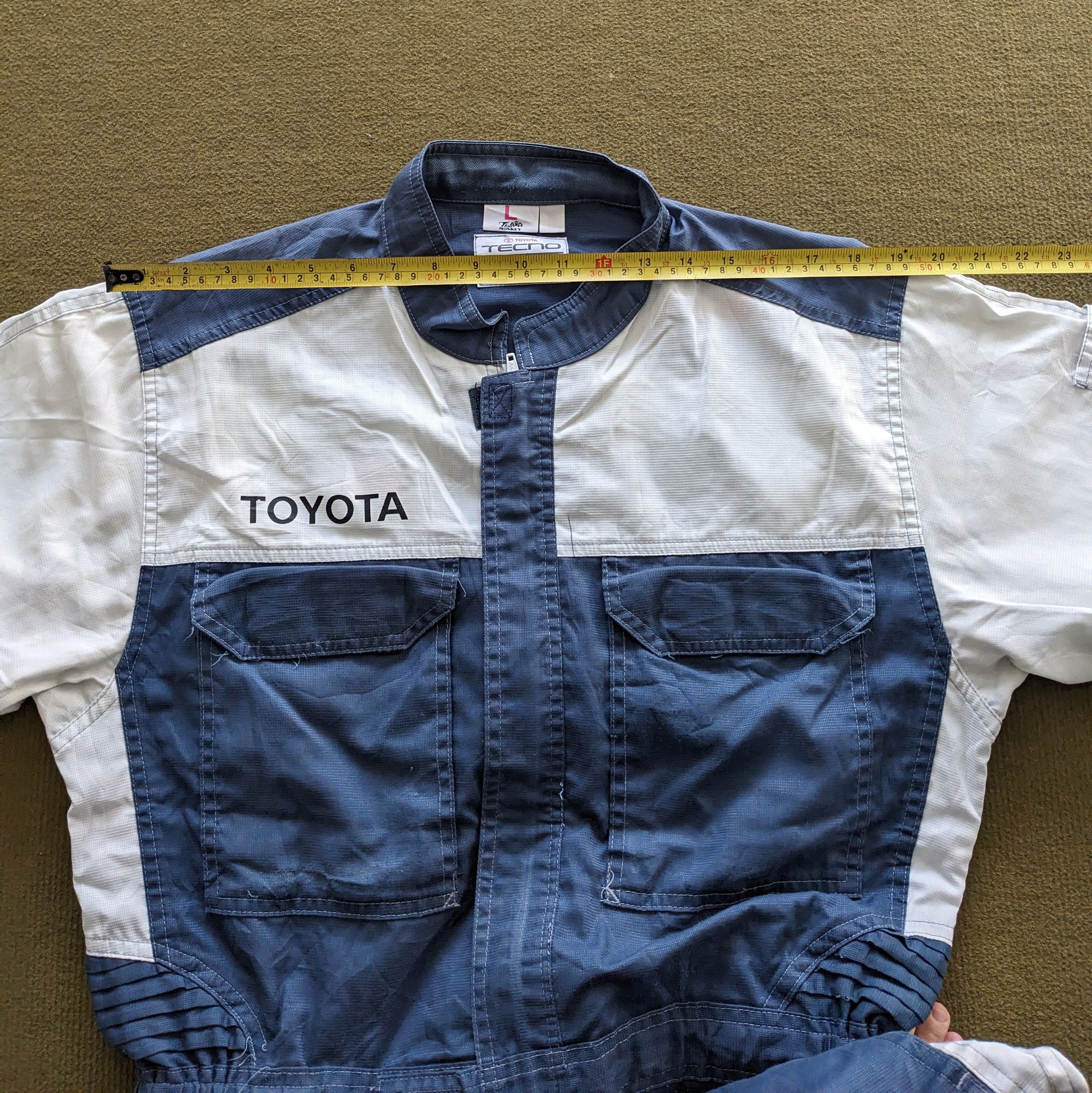Japanese Brand Vintage TOYOTA Racing Coverall Workwear Jacket Size US M / EU 48-50 / 2 - 7 Thumbnail