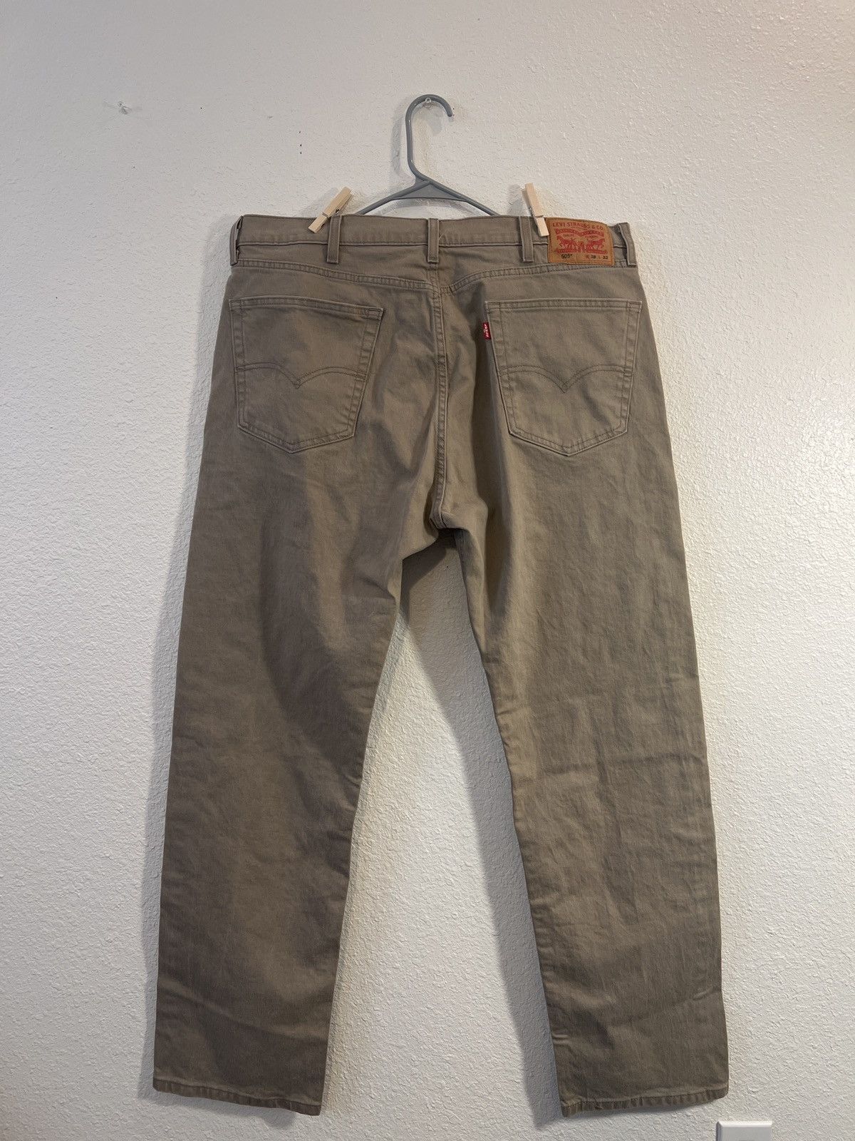 Levi's Levi 505 Tan Jeans Size US 38 / EU 54 - 4 Thumbnail