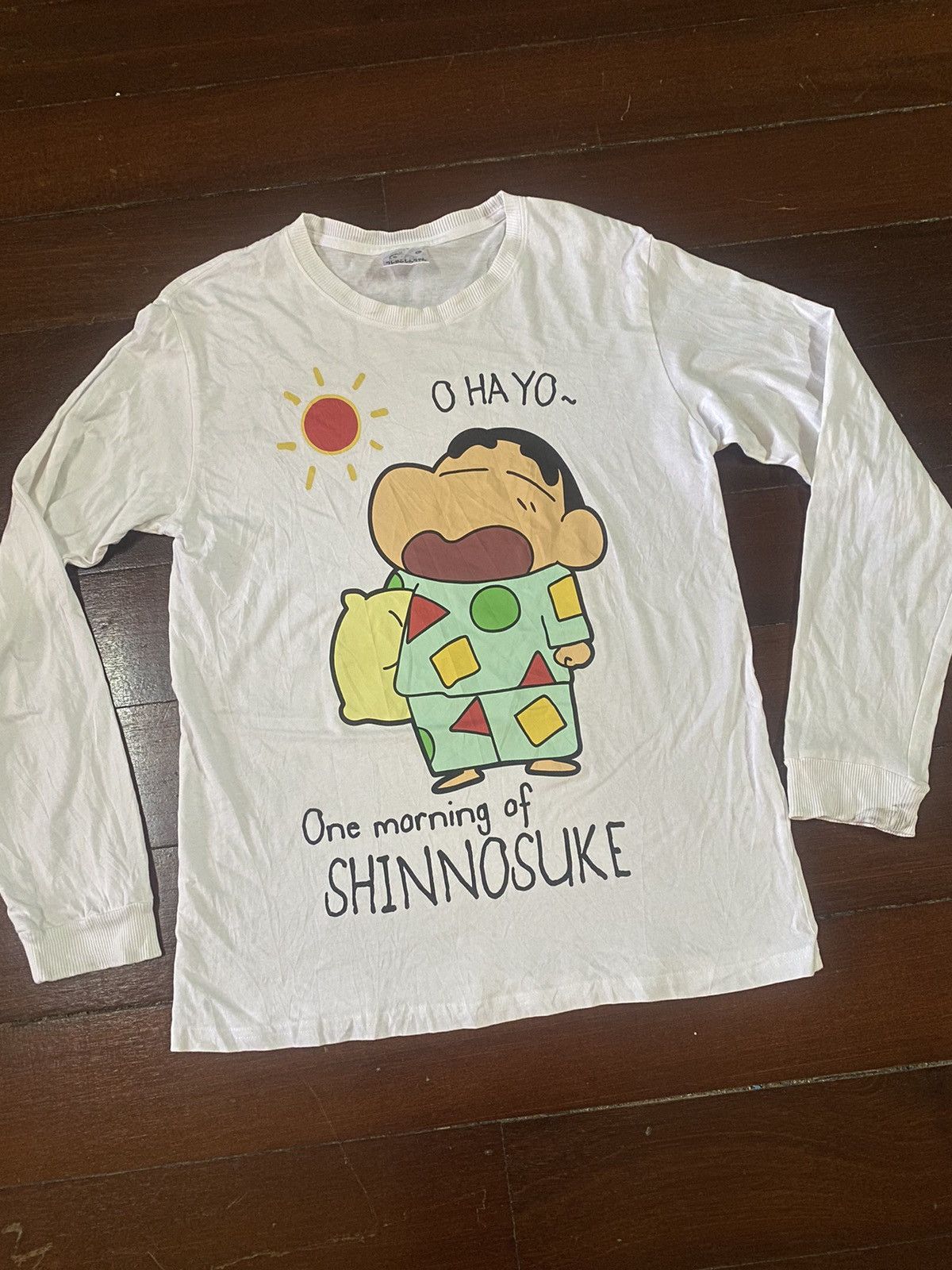 Anime × Vintage vintage CRAYON SHINCHAN o ha yo one morning funny cartoon Size US L / EU 52-54 / 3 - 3 Thumbnail
