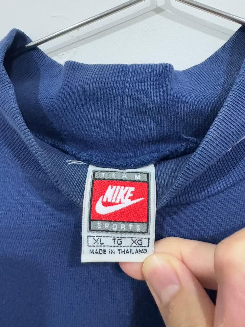Nike × Vintage Vintage Y2K Nike Turtleneck Tee Size US M / EU 48-50 / 2 - 3 Thumbnail