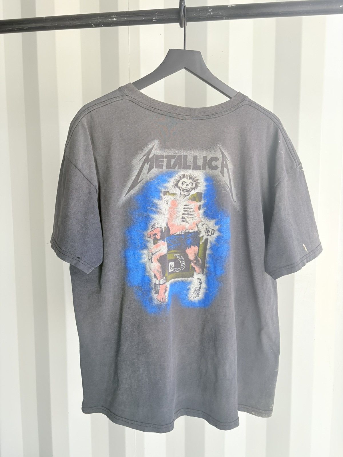 Band Tees Thrashed Metallica Kill Em Faded Distressed ERD GRUNGE WCC Size US XL / EU 56 / 4 - 3 Thumbnail