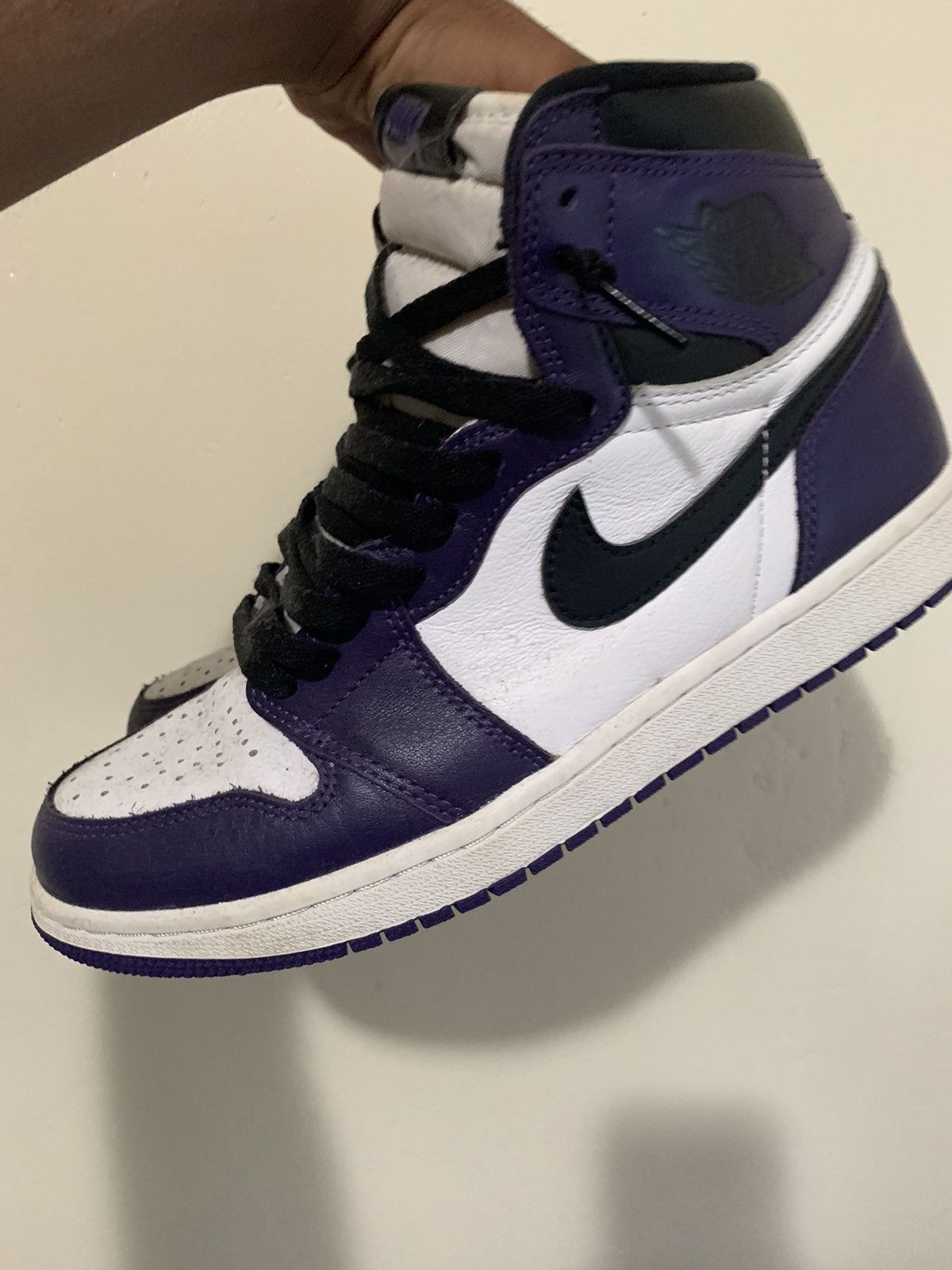 Jordan Brand Jordan 1 court purple 2.0 Size US 9 / EU 42 - 3 Thumbnail