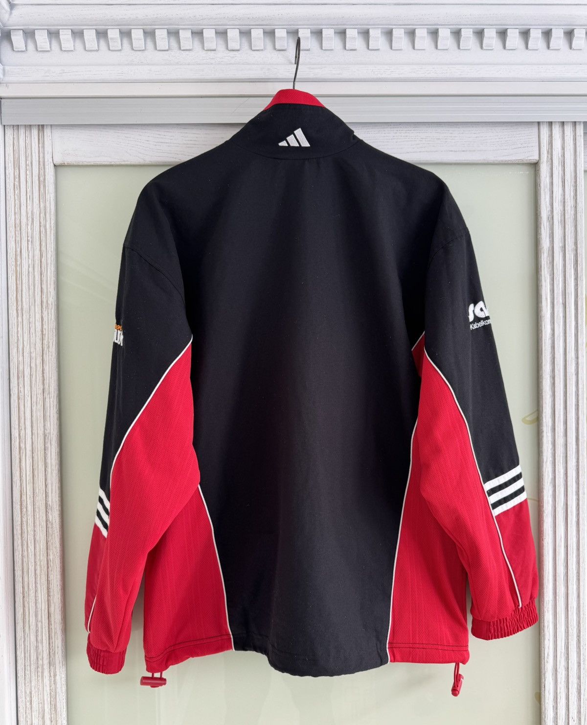 Adidas Vintage Adidas Busingen 2000-2001 Soccer Track Jacket Jersey Size US M / EU 48-50 / 2 - 2 Thumbnail