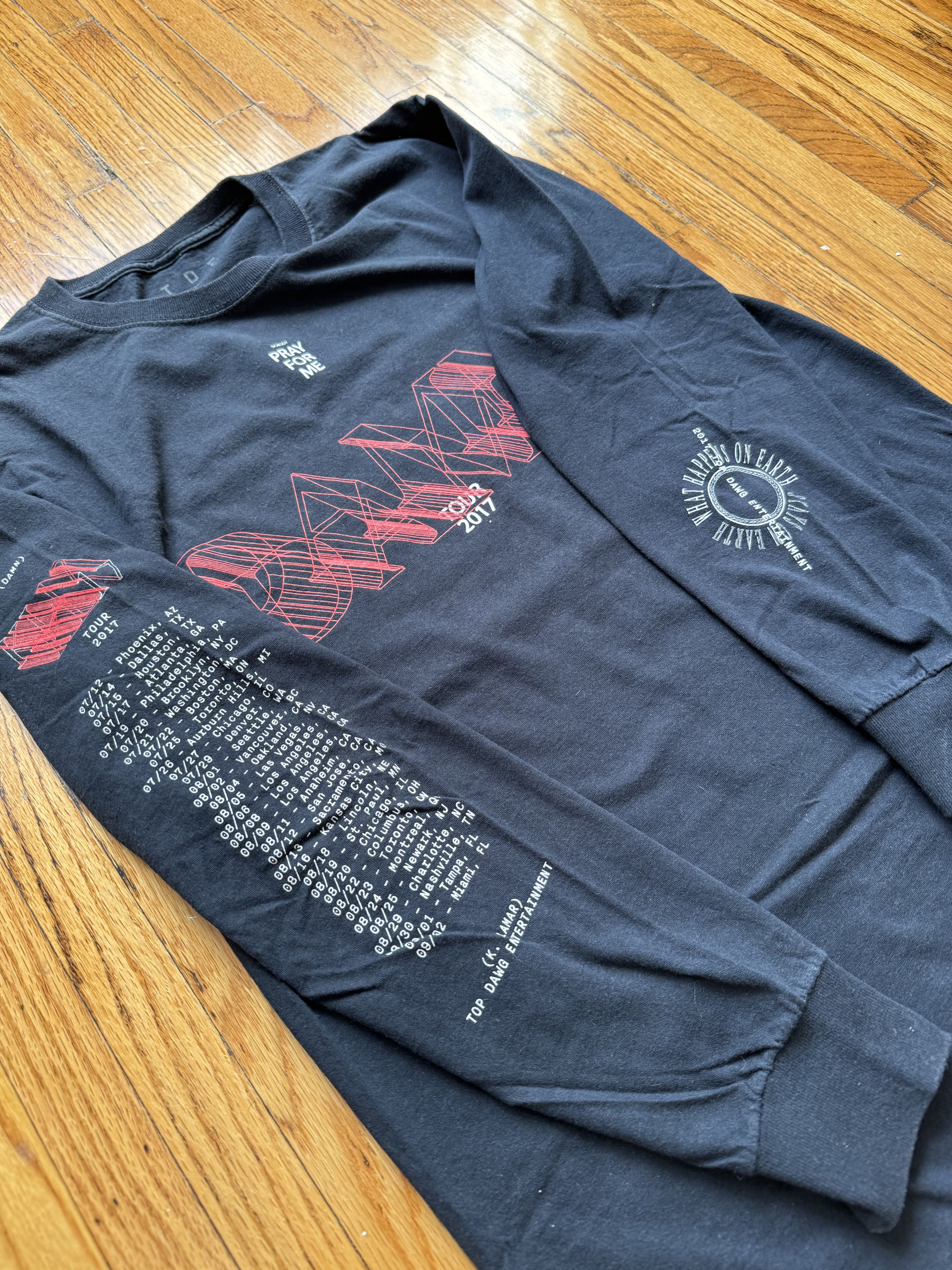 Kendrick Lamar × Top Dawg Entertainment Kendrick Lamar DAMN. Tour Long Sleeve Size US M / EU 48-50 / 2 - 4 Thumbnail