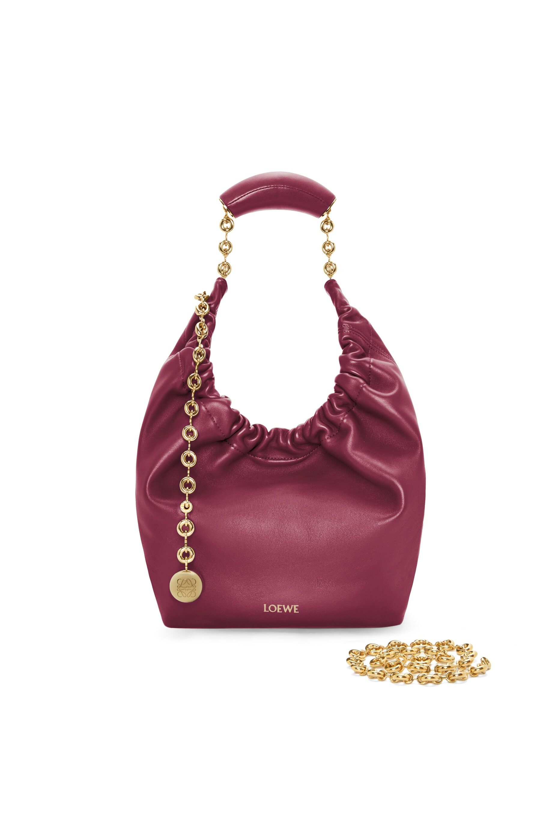 Loewe o1in1g0426 Size: OS / Small Squeeze Bag in Crimson Size ONE SIZE - 3 Thumbnail