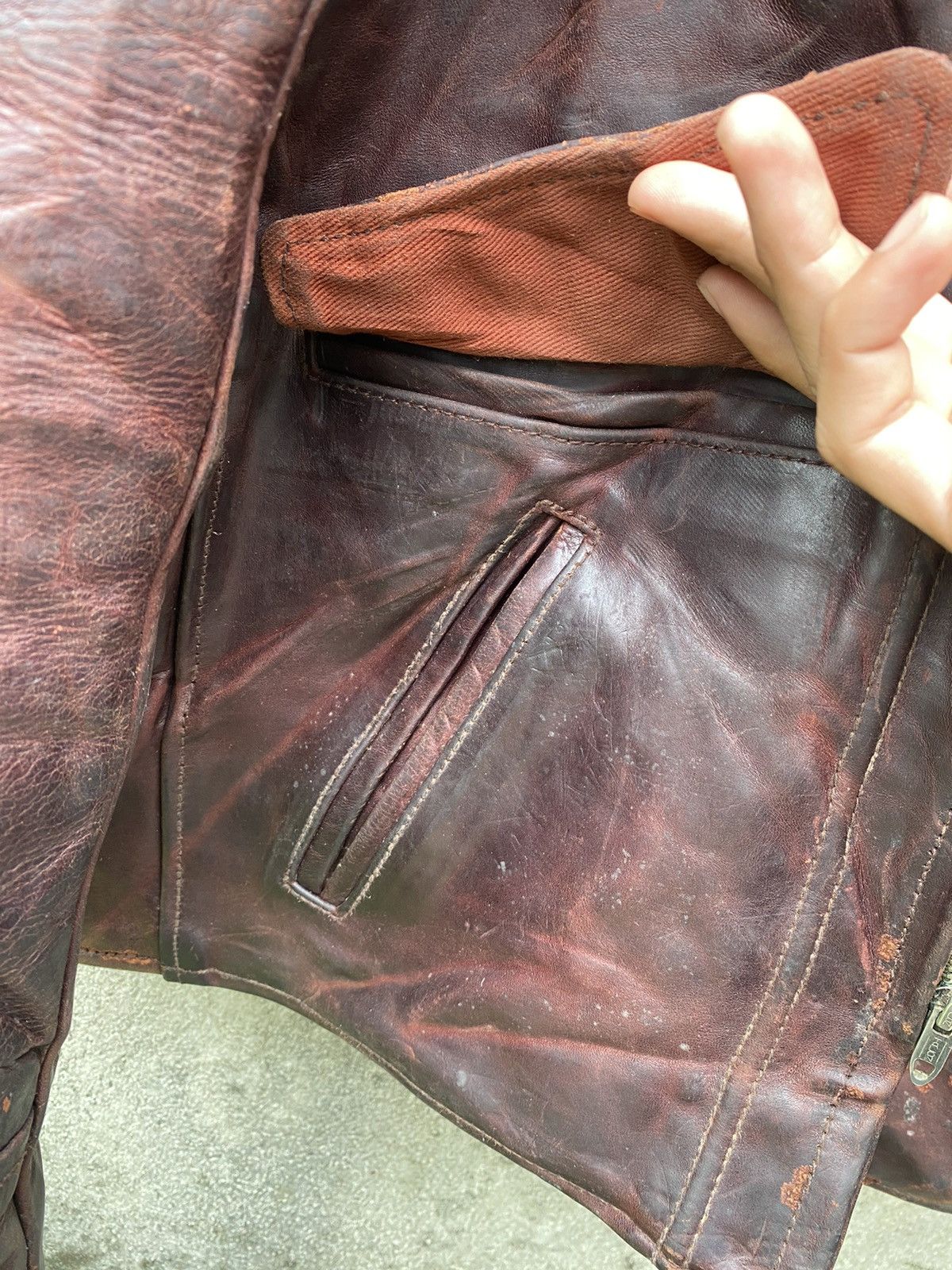 Aero Leathers 🔥Vintage Aero Leather halfbelt highwayman jacket Size US S / EU 44-46 / 1 - 9 Thumbnail