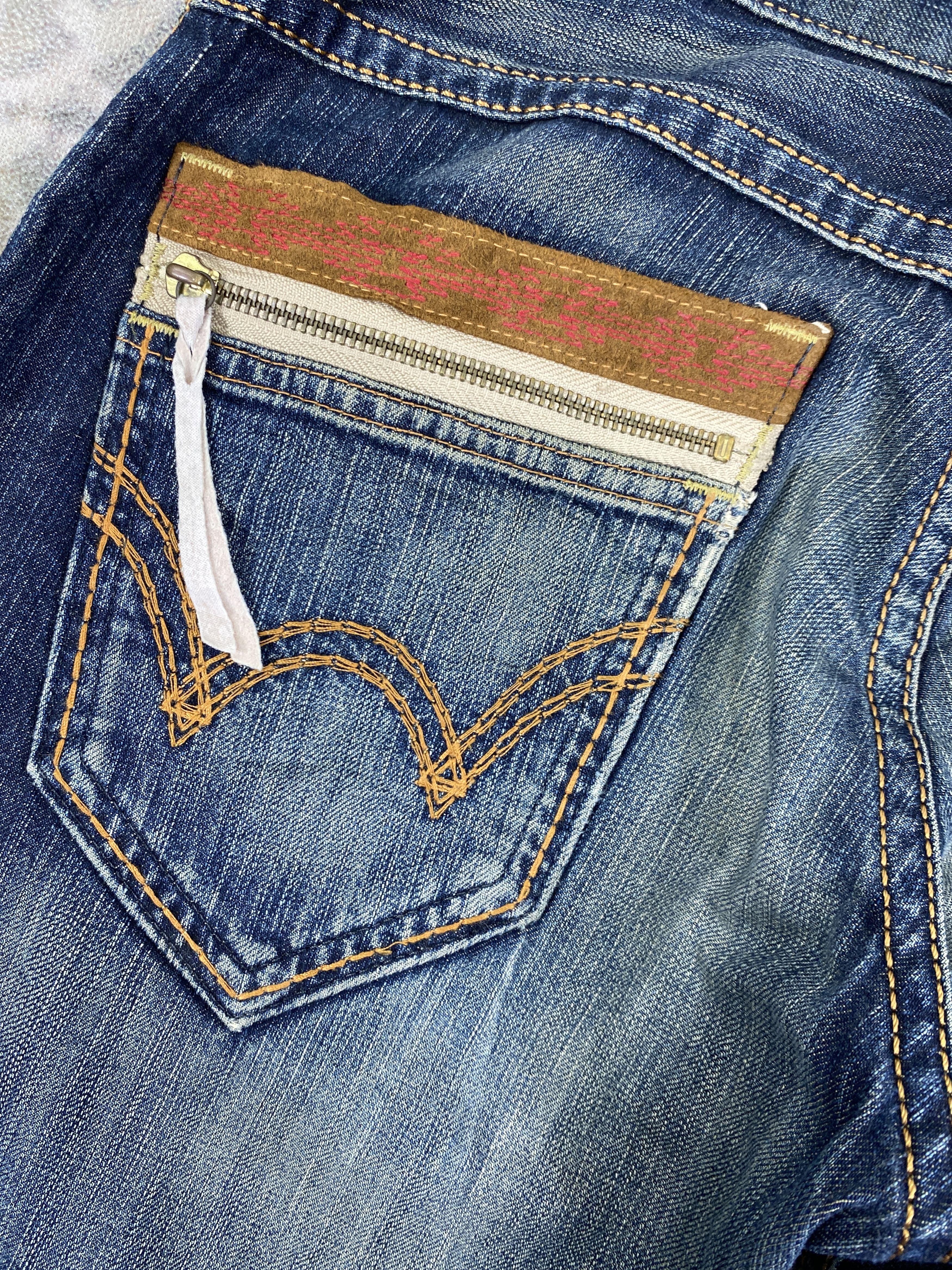 If Six Was Nine Faded Blue Vintage Edwin xv Jeans 31x29.5 - JN3053 Size US 31 - 13 Thumbnail