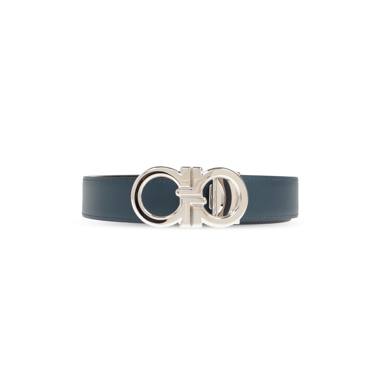 Salvatore Ferragamo FERRAGAMO Multicolor Double Adjustable Reversible Belt New & Size ONE SIZE - 1 Thumbnail