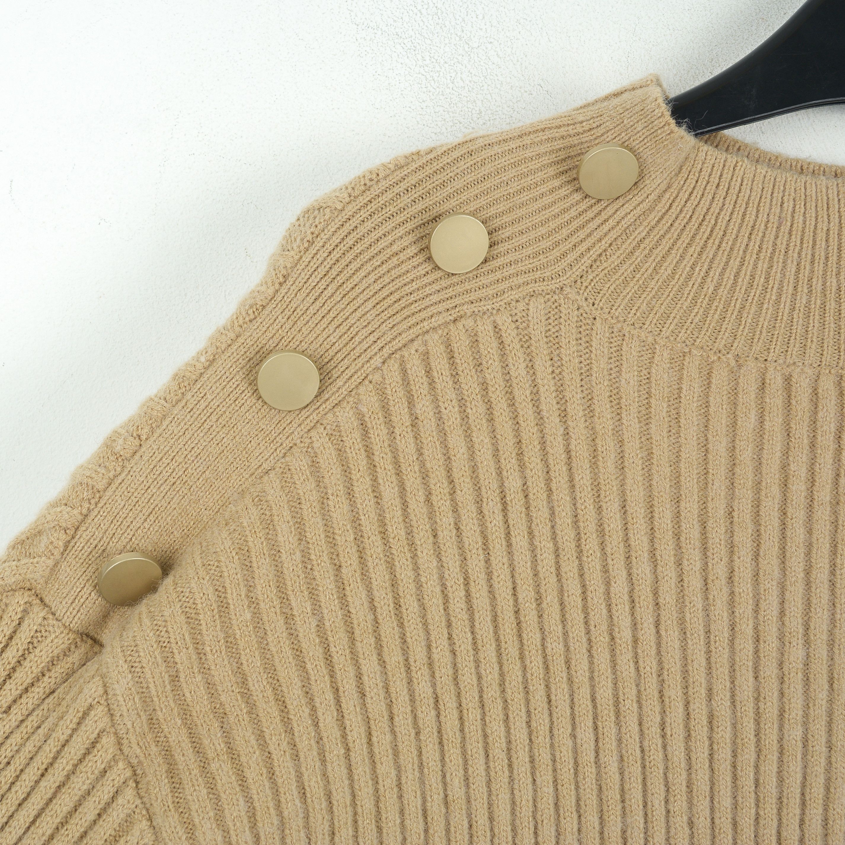 Jean-Louis Scherrer × Other JEAN LOUIS FRANCOISE Pullover Knit Sweater Collared Jumper Size L / US 10 / IT 46 - 5 Thumbnail