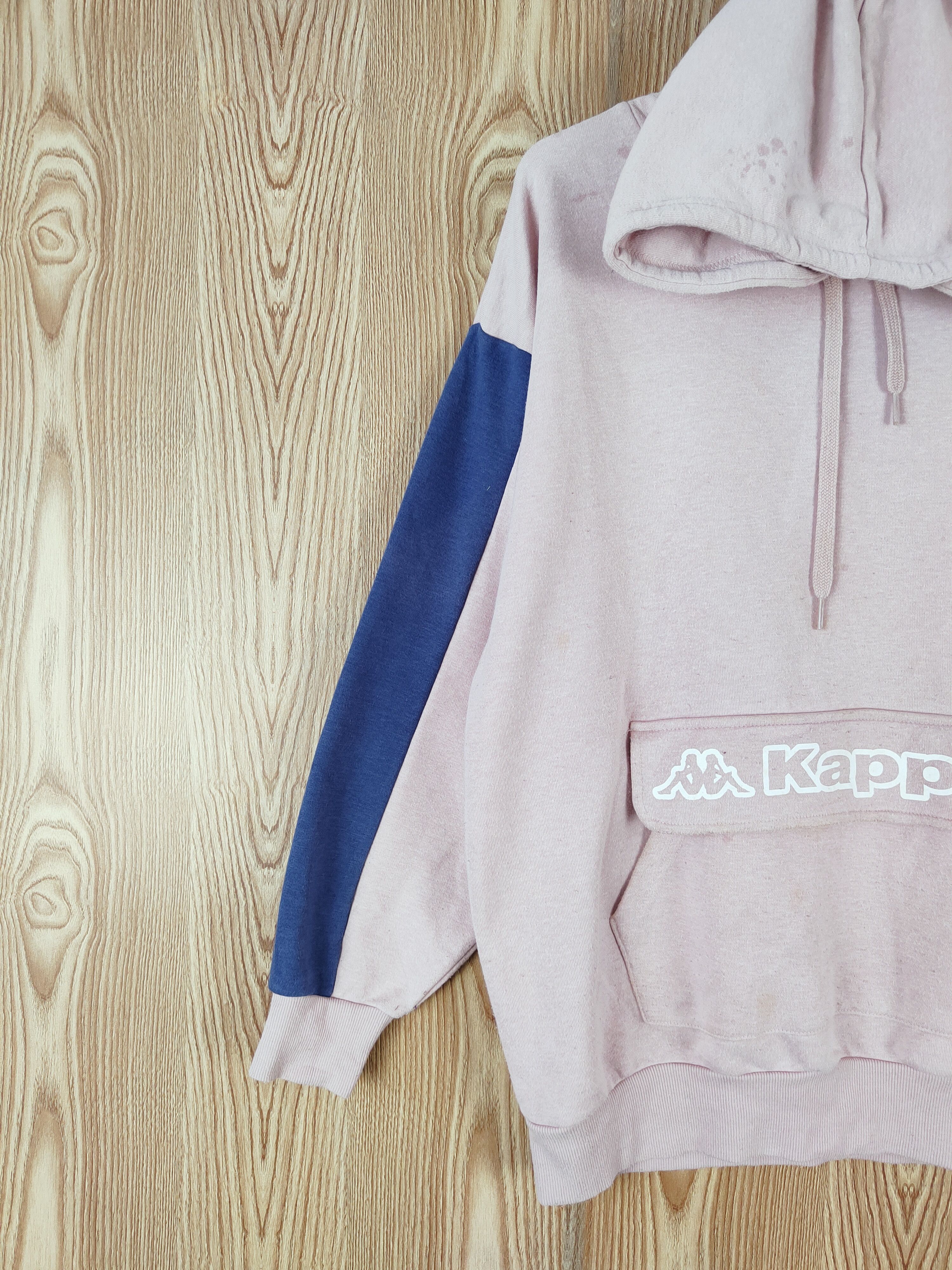 Kappa Kappa Pink Hoodie vintage Sweatshirts #W176 Size L / US 10 / IT 46 - 4 Thumbnail
