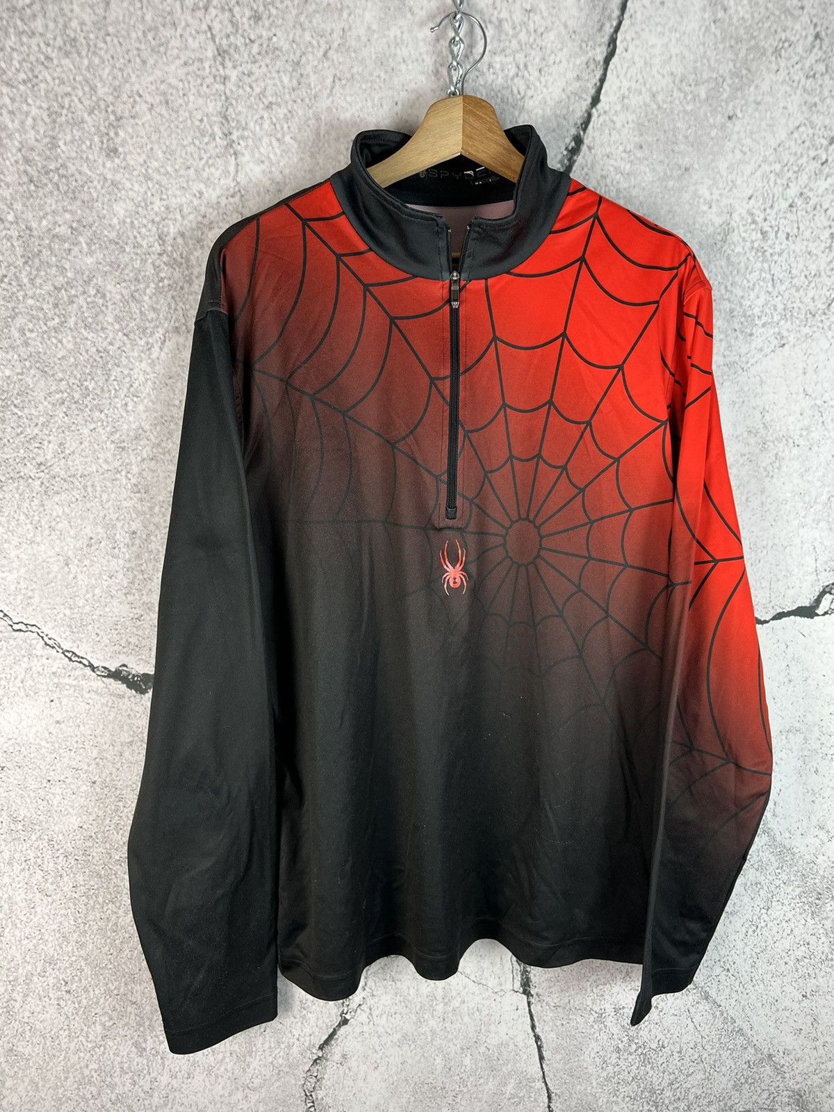 Spyder × Vintage Spyder Fleece Thermo 1/4 Zip Pullover Sweater red Size US L / EU 52-54 / 3 - 2 Thumbnail