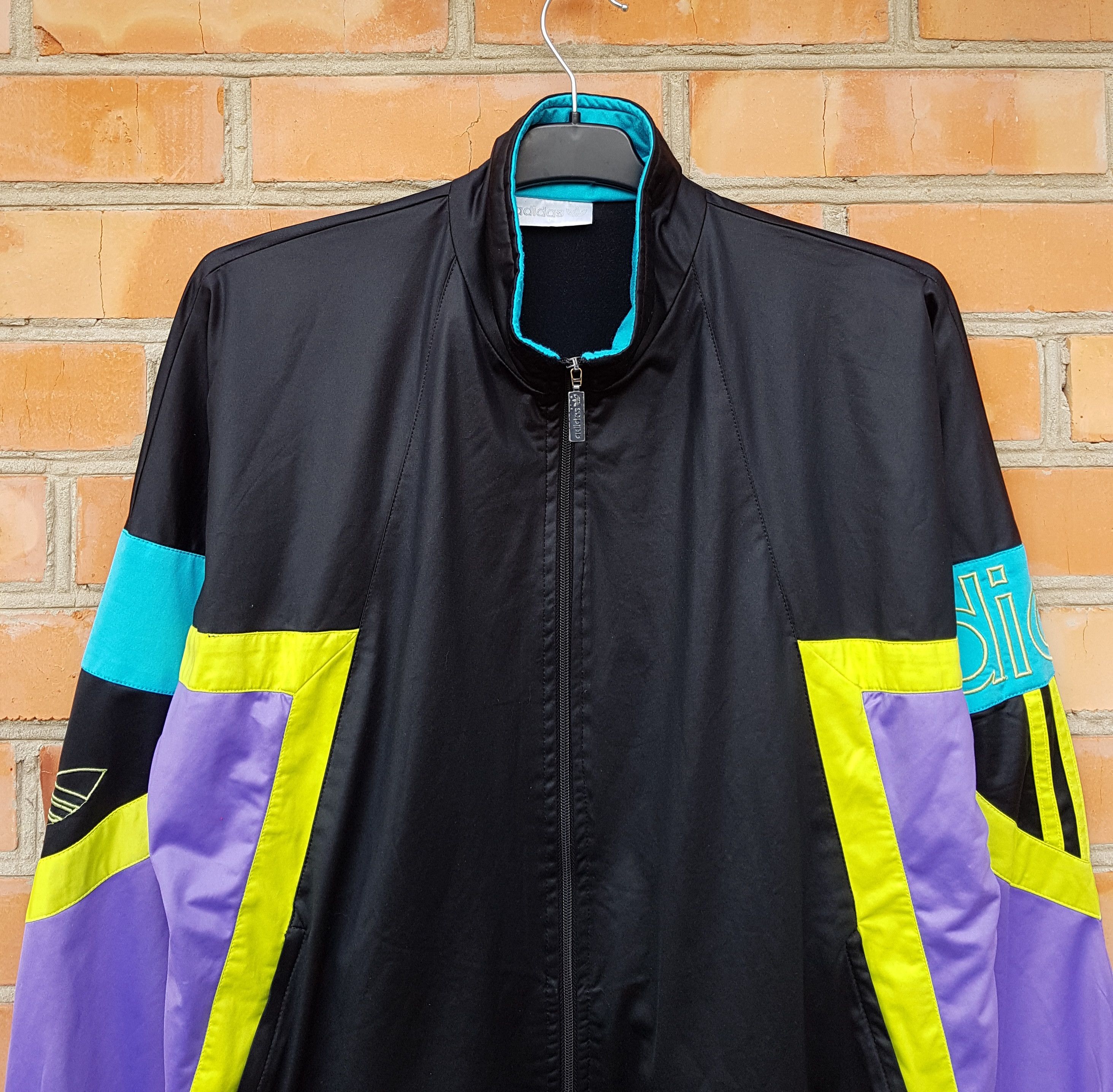 Adidas Vintage Adidas Retro Full Zip Track Top Jacket sz M Size US M / EU 48-50 / 2 - 3 Thumbnail