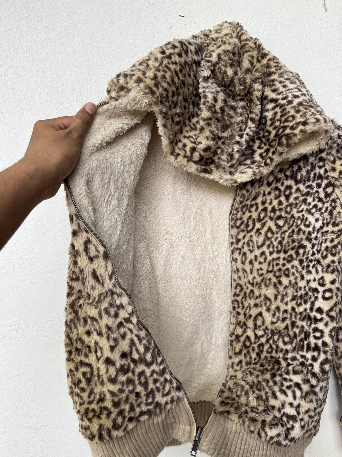 Japanese Brand 💥Crazy Leopard Fullprinted Motives Zipper Jackets Size US S / EU 44-46 / 1 - 6 Thumbnail