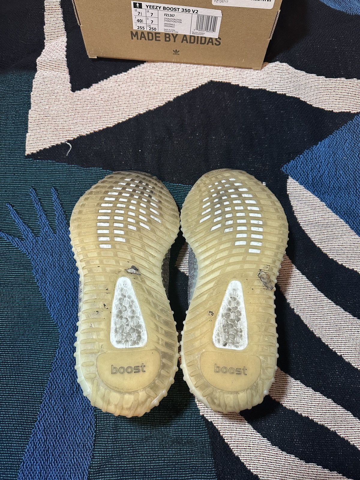Adidas Yeezy 350v2 Zyon Size US 7.5 / EU 40-41 - 5 Thumbnail