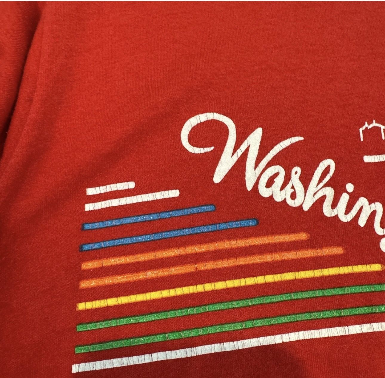 Vintage Vintage 80s Washington DC Shirt Single Stitch Size Small Size US S / EU 44-46 / 1 - 3 Thumbnail