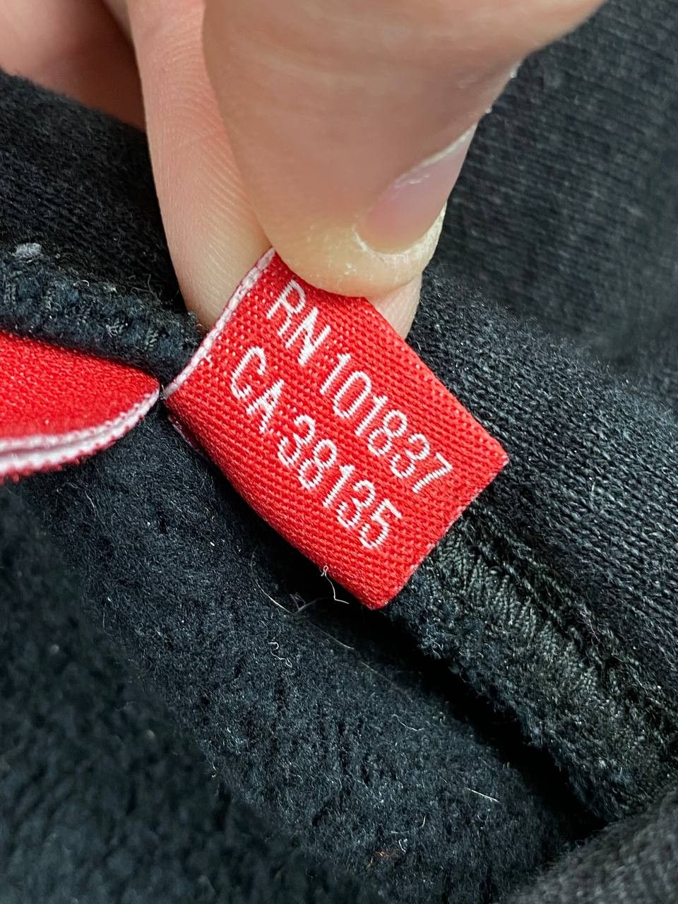 Supreme Supreme Number One Hooded Сenter Logo Men Size L Black Size US L / EU 52-54 / 3 - 11 Thumbnail
