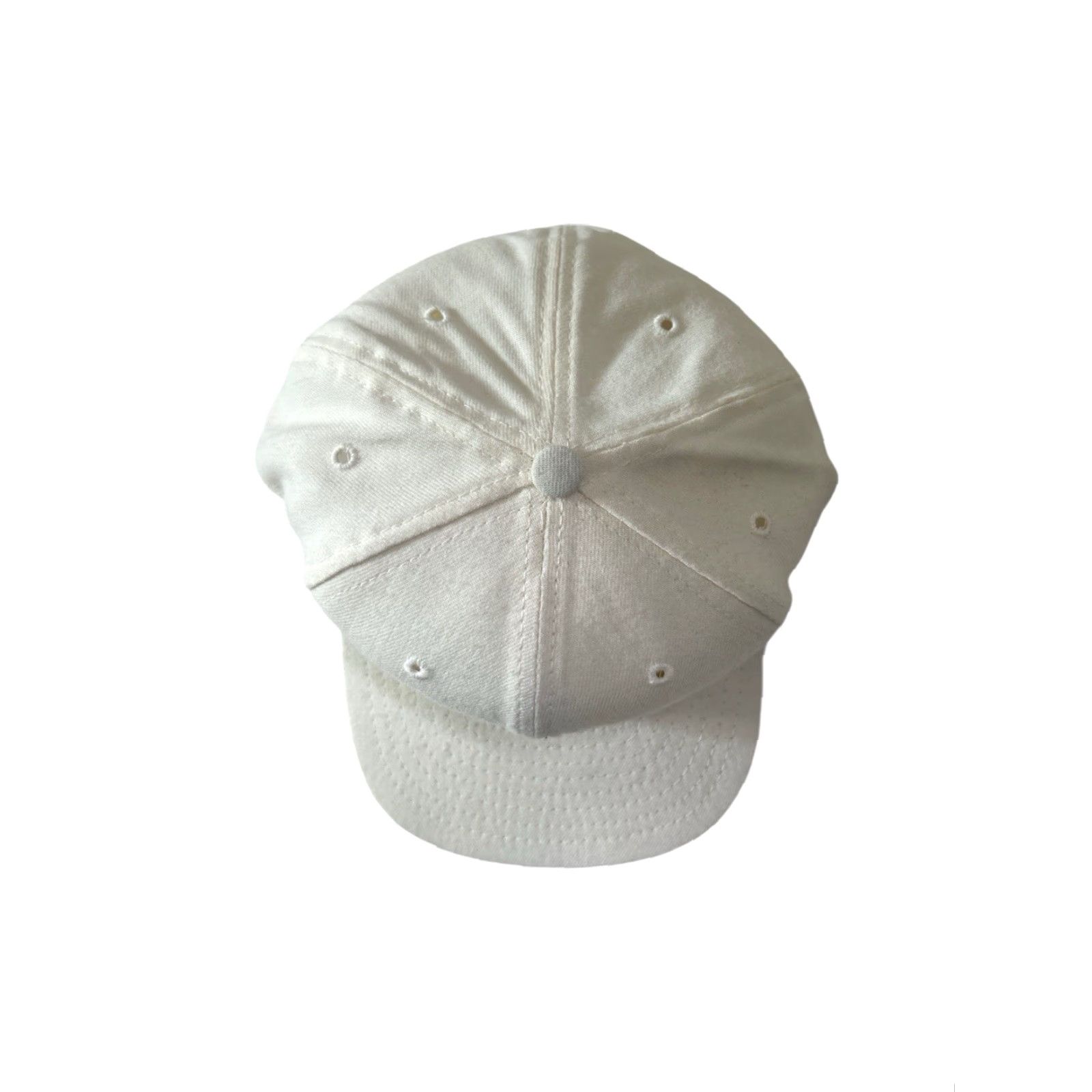 New Era VINTAGE New Era Hat Baseball Cap Mens 7 1/8 White USA Deadstock NWOT 90s Wool Blend Fitted Size ONE SIZE - 5 Thumbnail