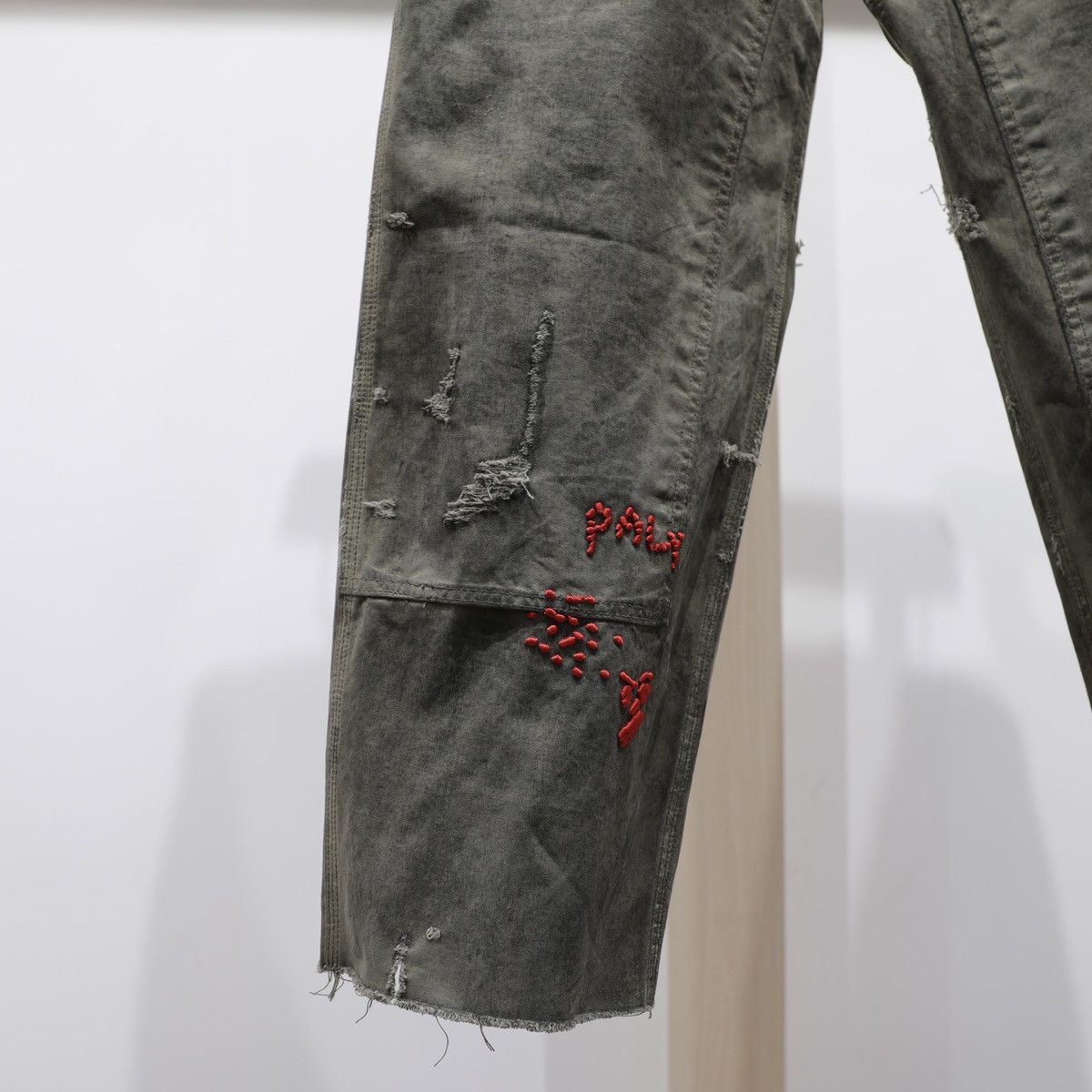 Paly Hollywood Paly Hollywood BEEN THRU IT WAXED CANVAS DBL KNEE PANT Size US 32 / EU 48 - 5 Thumbnail