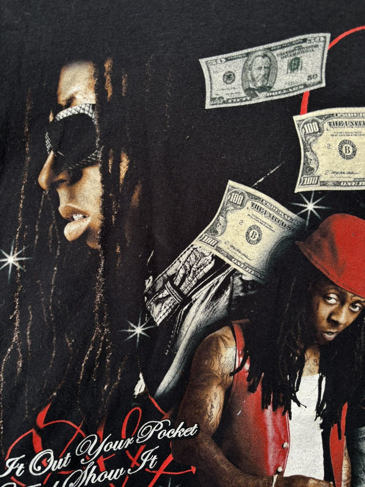Vintage vintage y2k lil Wayne rap tour graphic t shirt Size US S / EU 44-46 / 1 - 5 Thumbnail