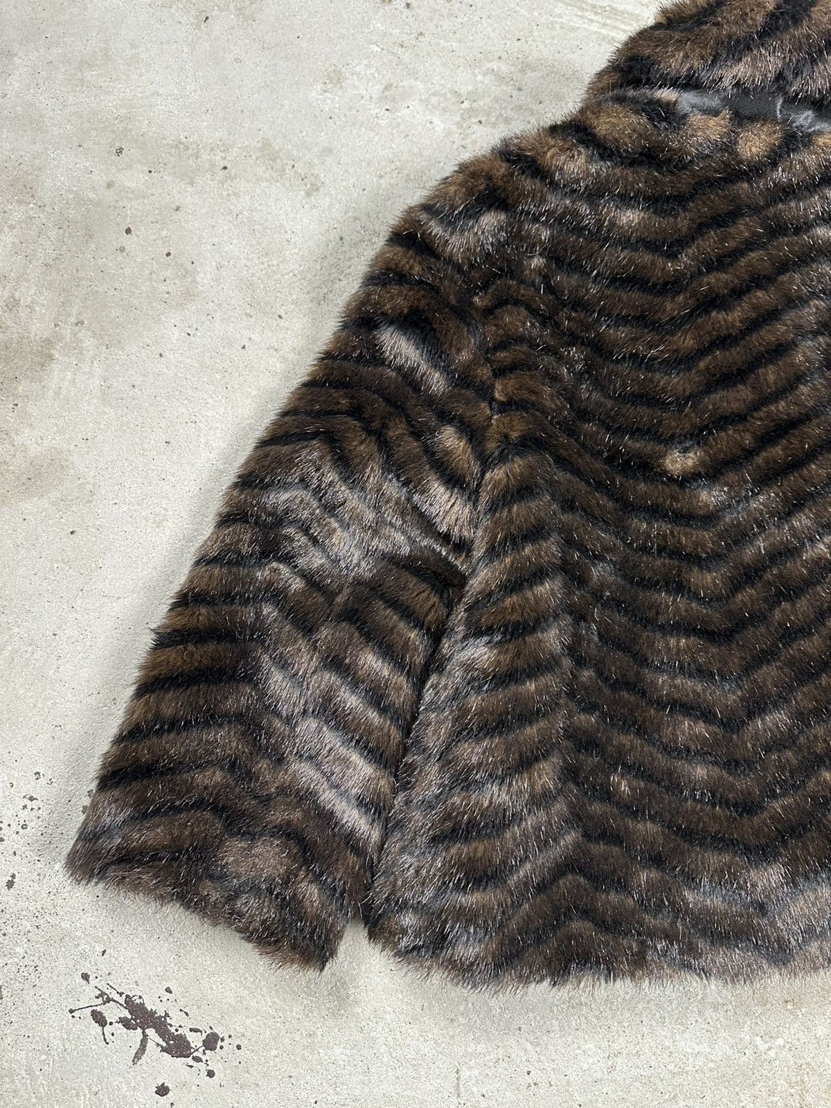 If Six Was Nine × Japanese Brand × Le Grande Bleu (L.G.B.) Vintage Y2K Faux Fur Brown Jacket Japanese Style Size US XS / EU 42 / 0 - 10 Thumbnail