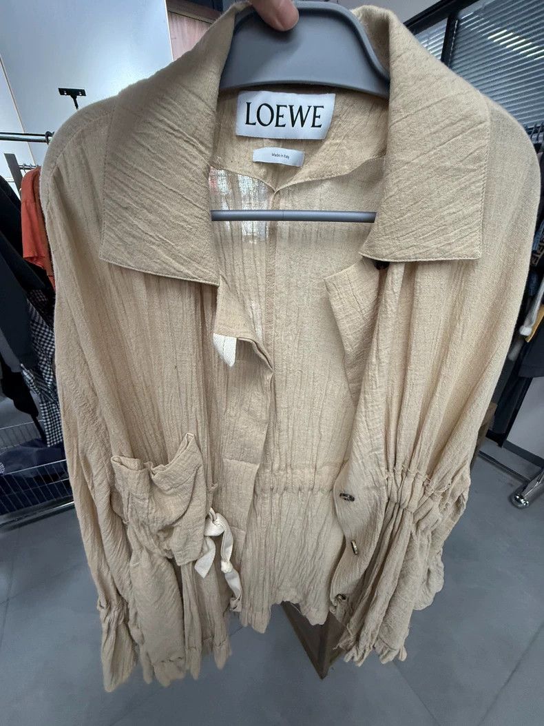 LOEWE Heavy-duty pleated blouse