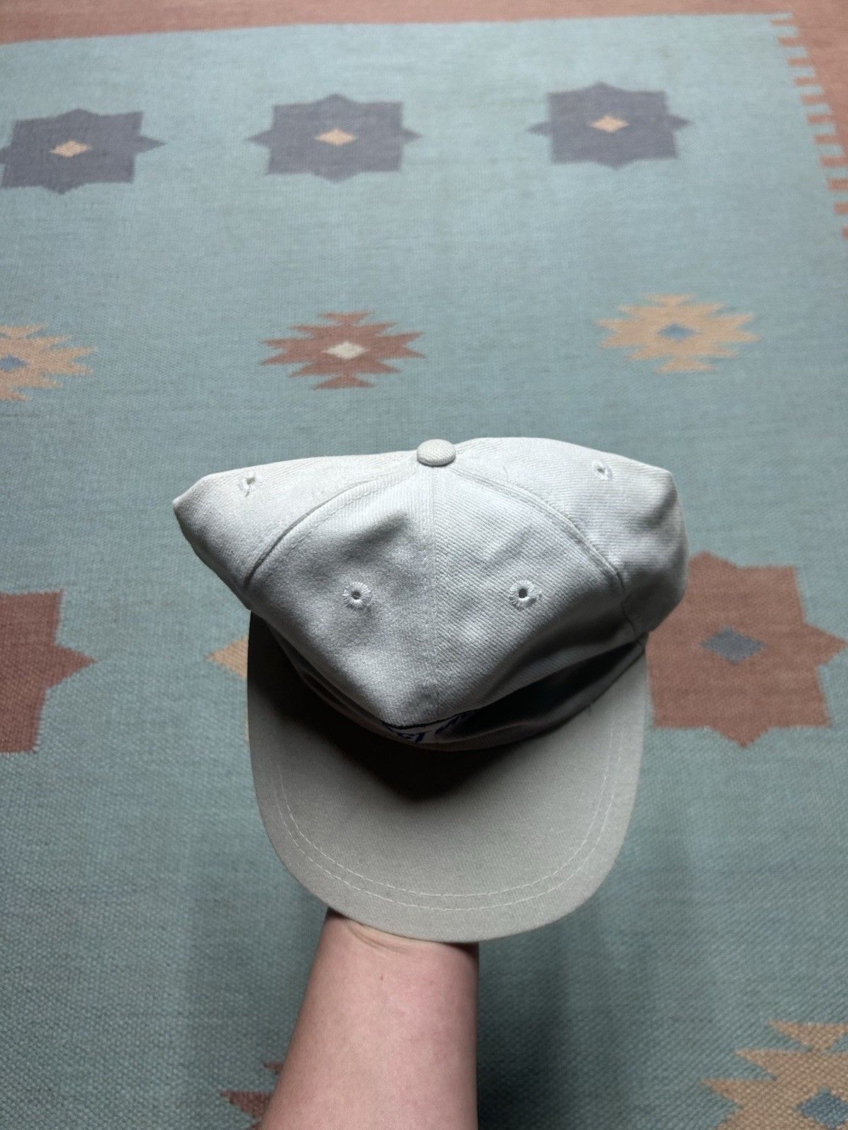 Vintage Vtg strapback hat budget trucking rental perfect drive white Size ONE SIZE - 3 Thumbnail