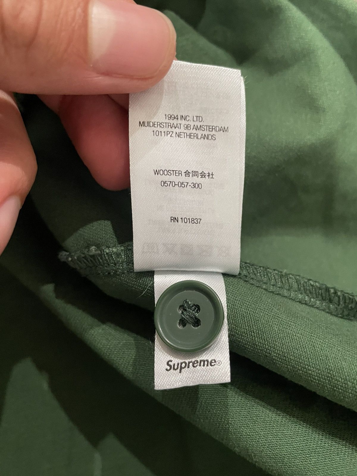 Supreme Supreme Timberland Baseball Jersey (XX-Large) Size US XXL / EU 58 / 5 - 8 Thumbnail