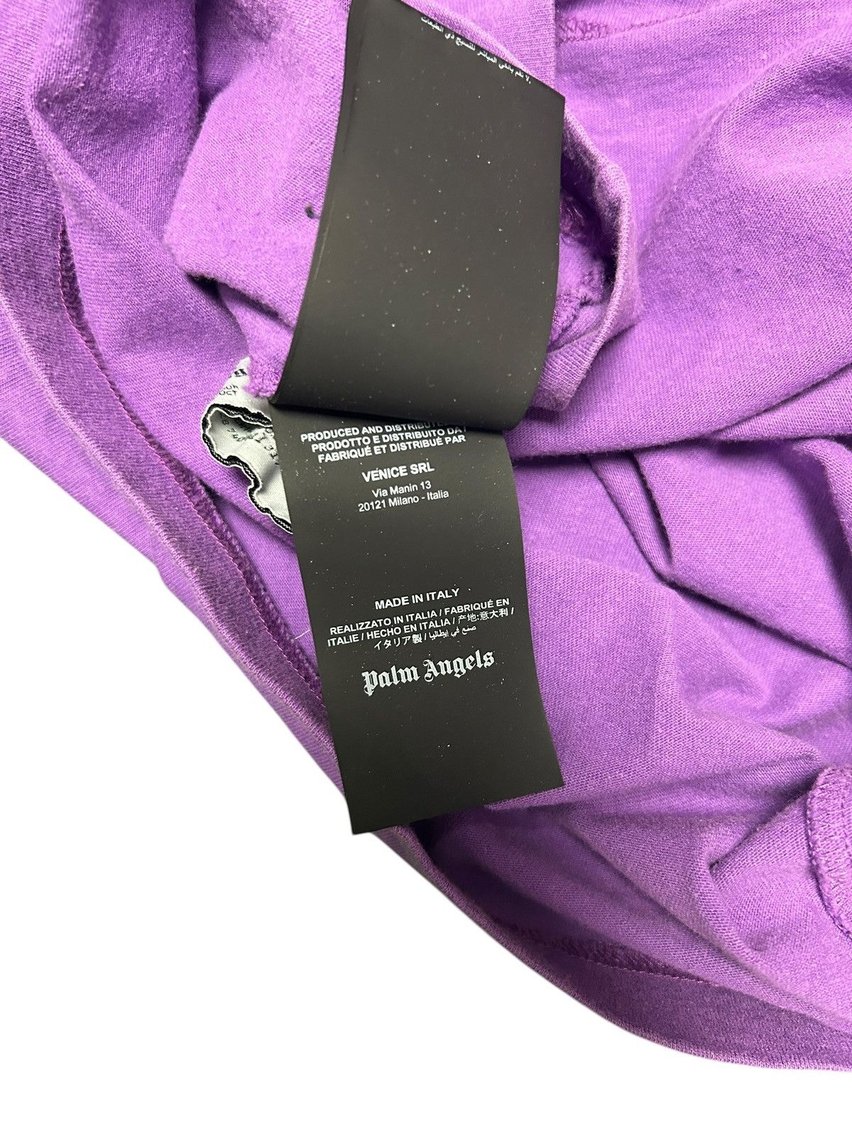 Palm Angels Palm Angels Bear Tee Purple - Extra Small Size US XS / EU 42 / 0 - 8 Thumbnail
