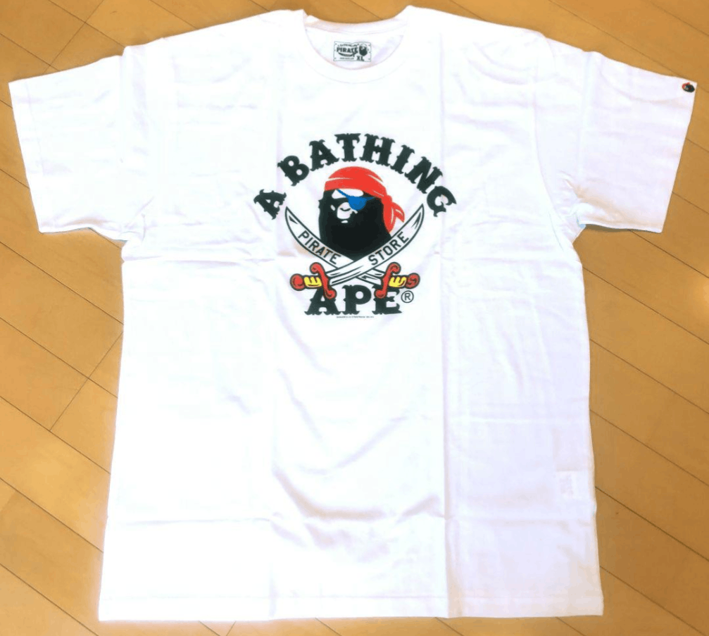 Bape PIRATE STORE limited edition eye band monkey T-shirt Size US XL / EU 56 / 4 - 1 Thumbnail