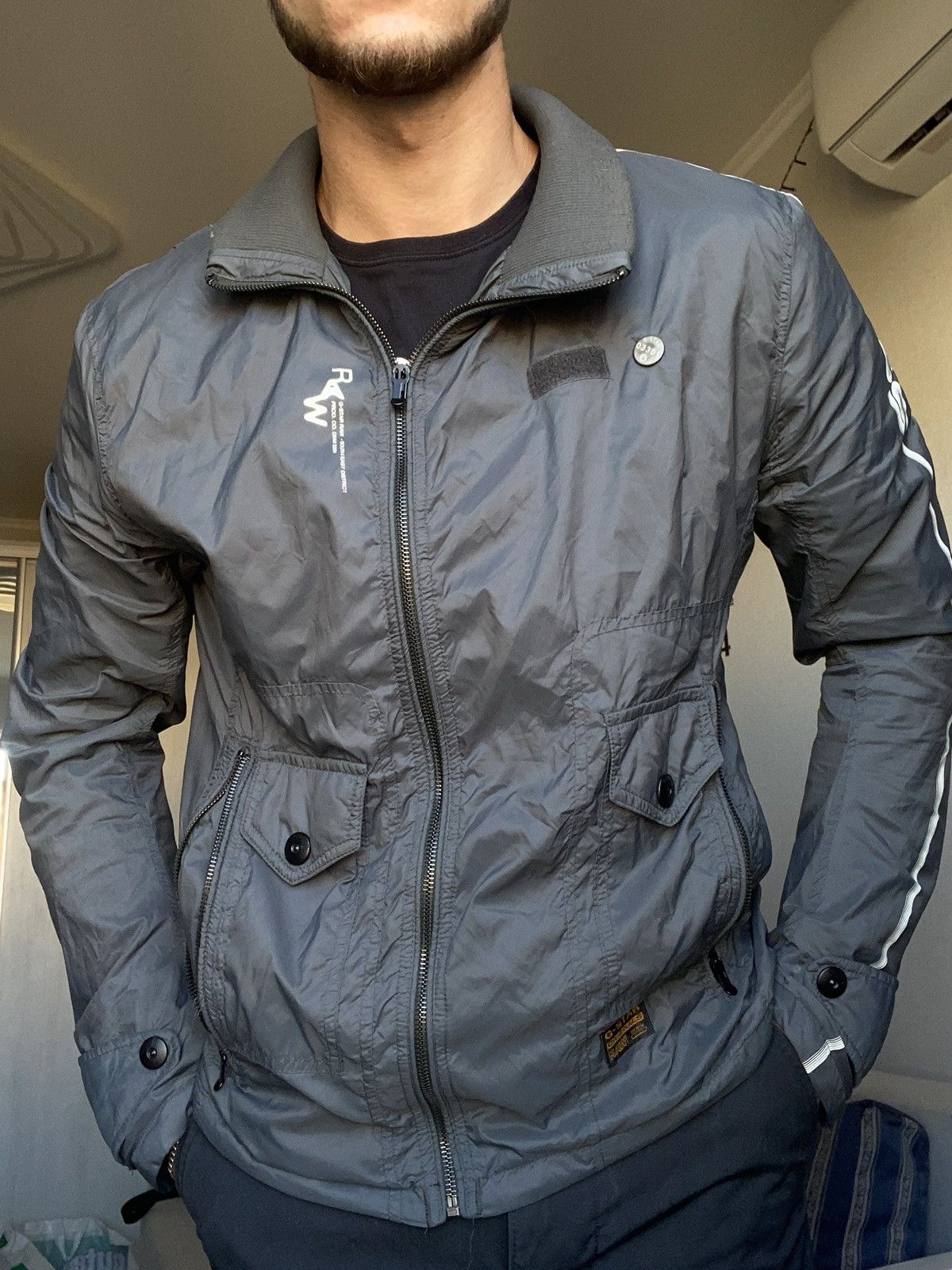 G-Star × Vintage G star raw multipocket jackets tactical Bomber 