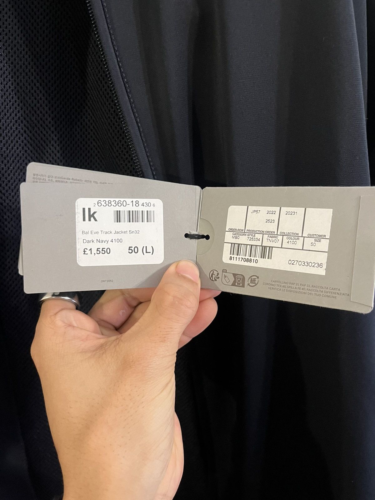 Balenciaga Balenciaga garde-robe ss23 tracksuit jacket Size US M / EU 48-50 / 2 - 8 Thumbnail