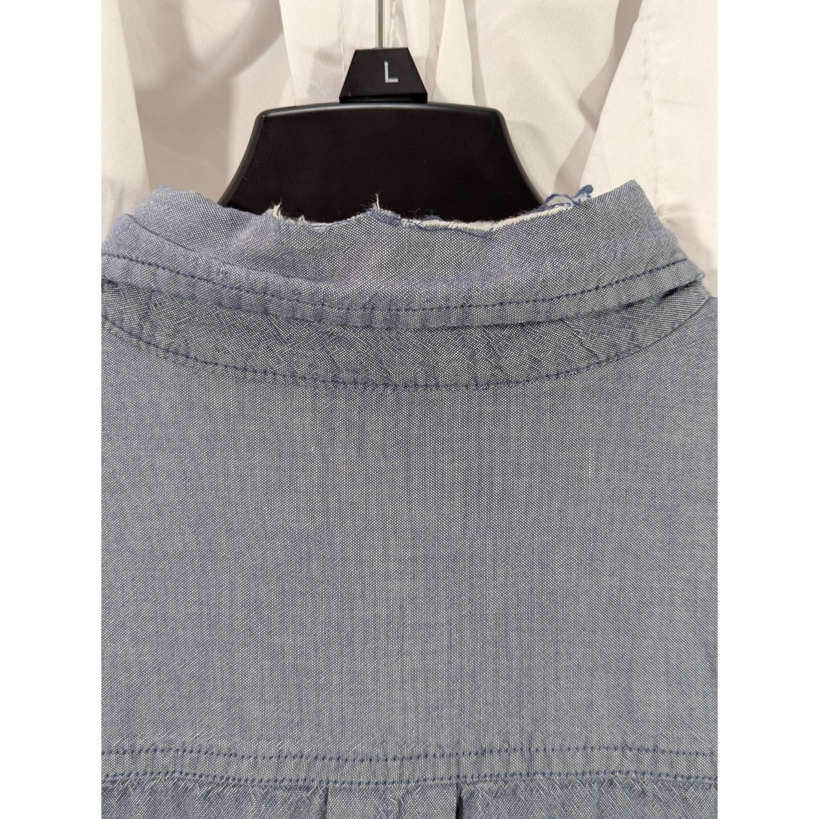 Carhartt Carhartt Heavy Cotton Canvas Work Shirt Blue Distressed 2XL Size US XXL / EU 58 / 5 - 10 Thumbnail
