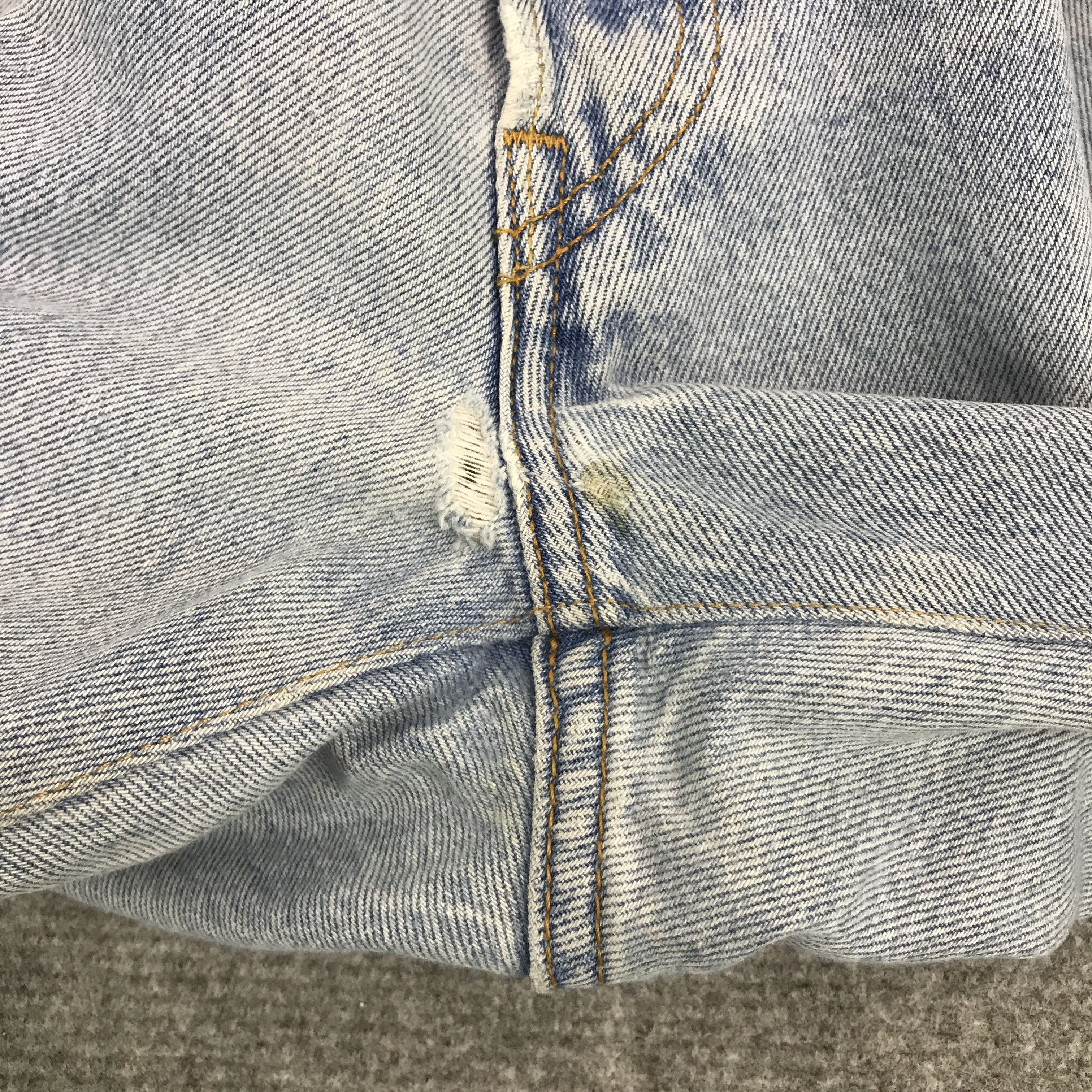 Levi's × Levi's Vintage Clothing Vtg Levi's 501 Ripped distressed Denim jeans pants Size US 31 - 9 Thumbnail