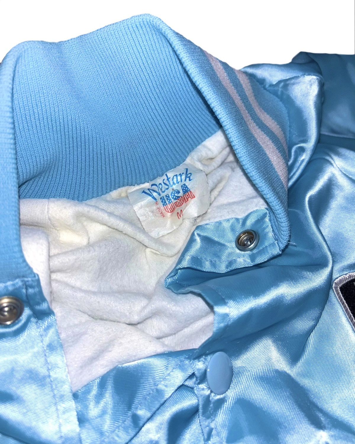 Playboy Satin Varsity Bomber Westark USA Sz M Vintage Playboy Jacket Size US M / EU 48-50 / 2 - 5 Thumbnail