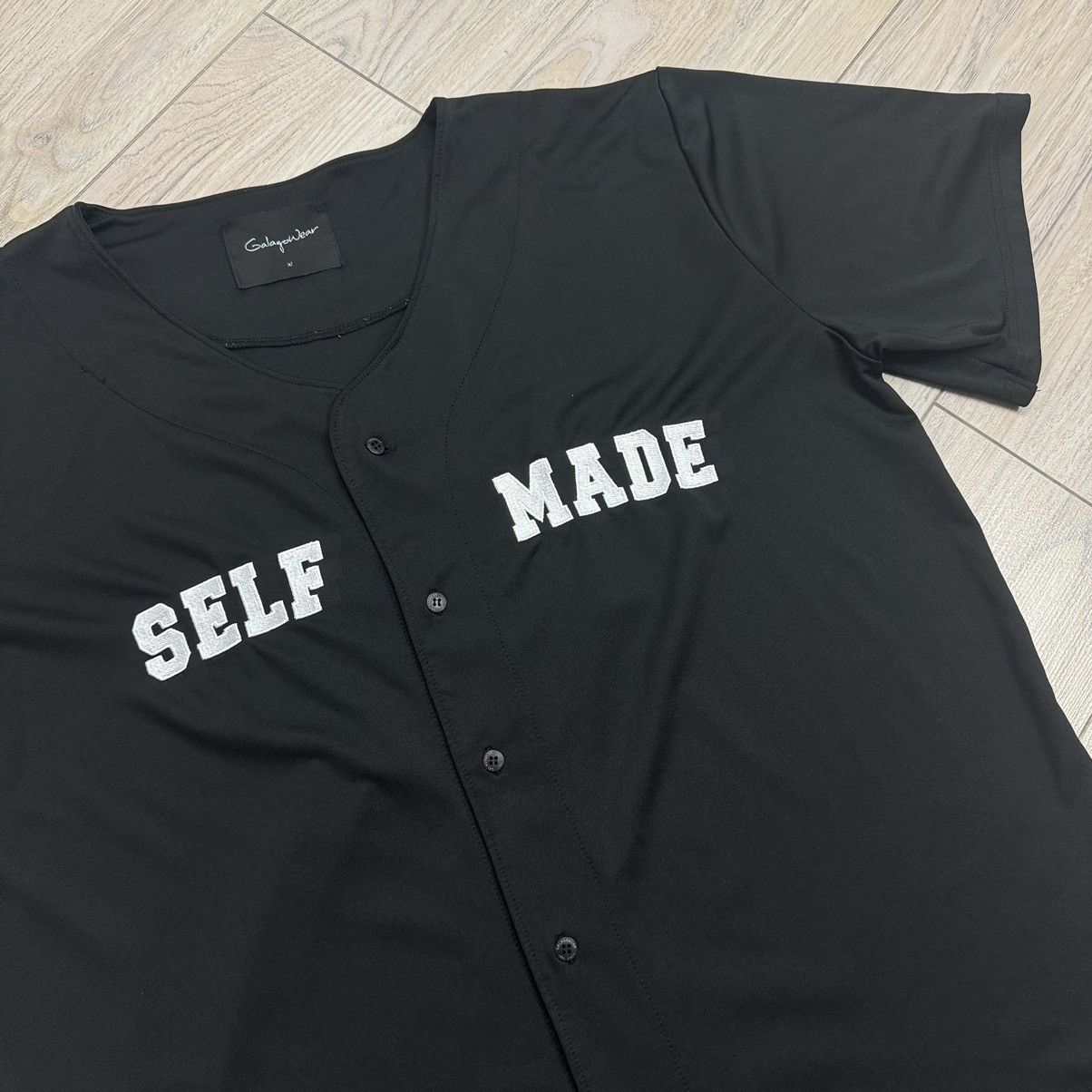 Other Vintage GalagoWear SELF MADE Embroidered Baseball Jersey Size US XL / EU 56 / 4 - 3 Thumbnail