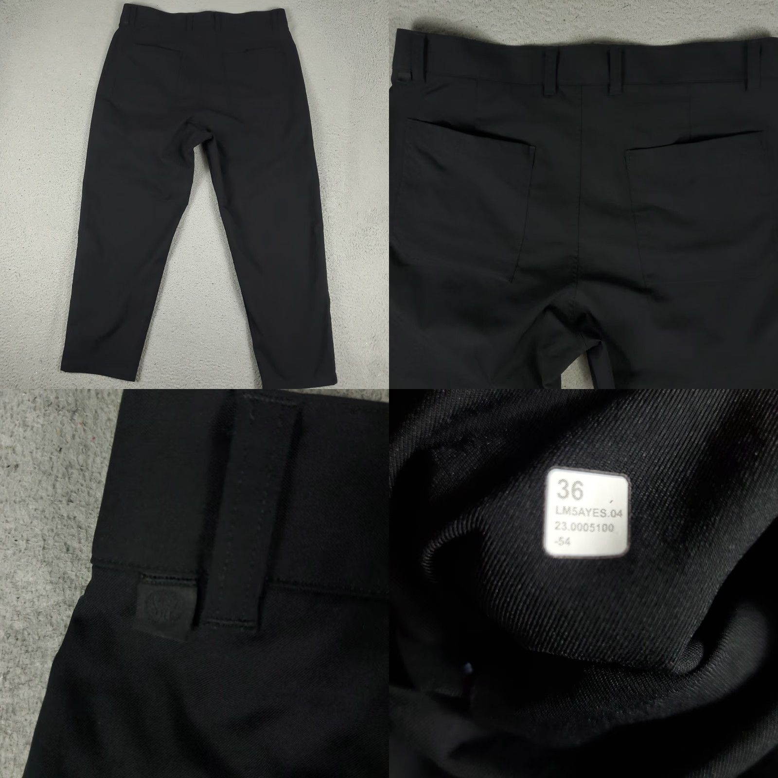 Lululemon Lululemon Pants 36x28 Black Twill Chino Trousers Slash Pockets Mens Size US 36 / EU 52 - 8 Thumbnail