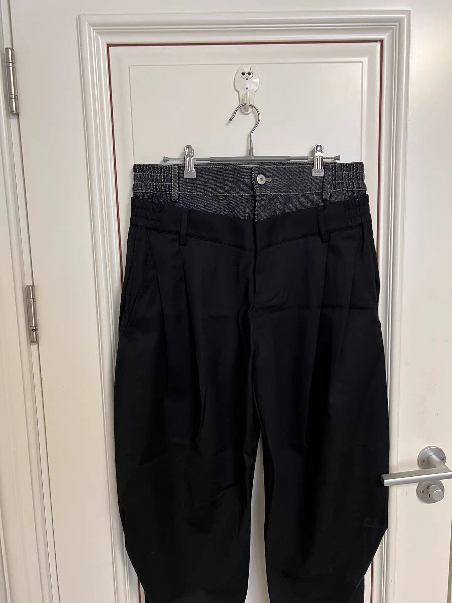 Feng Chen Wang Fengchenwang Paneled Wide-Leg Pants K9 Size US 33 - 2 Thumbnail