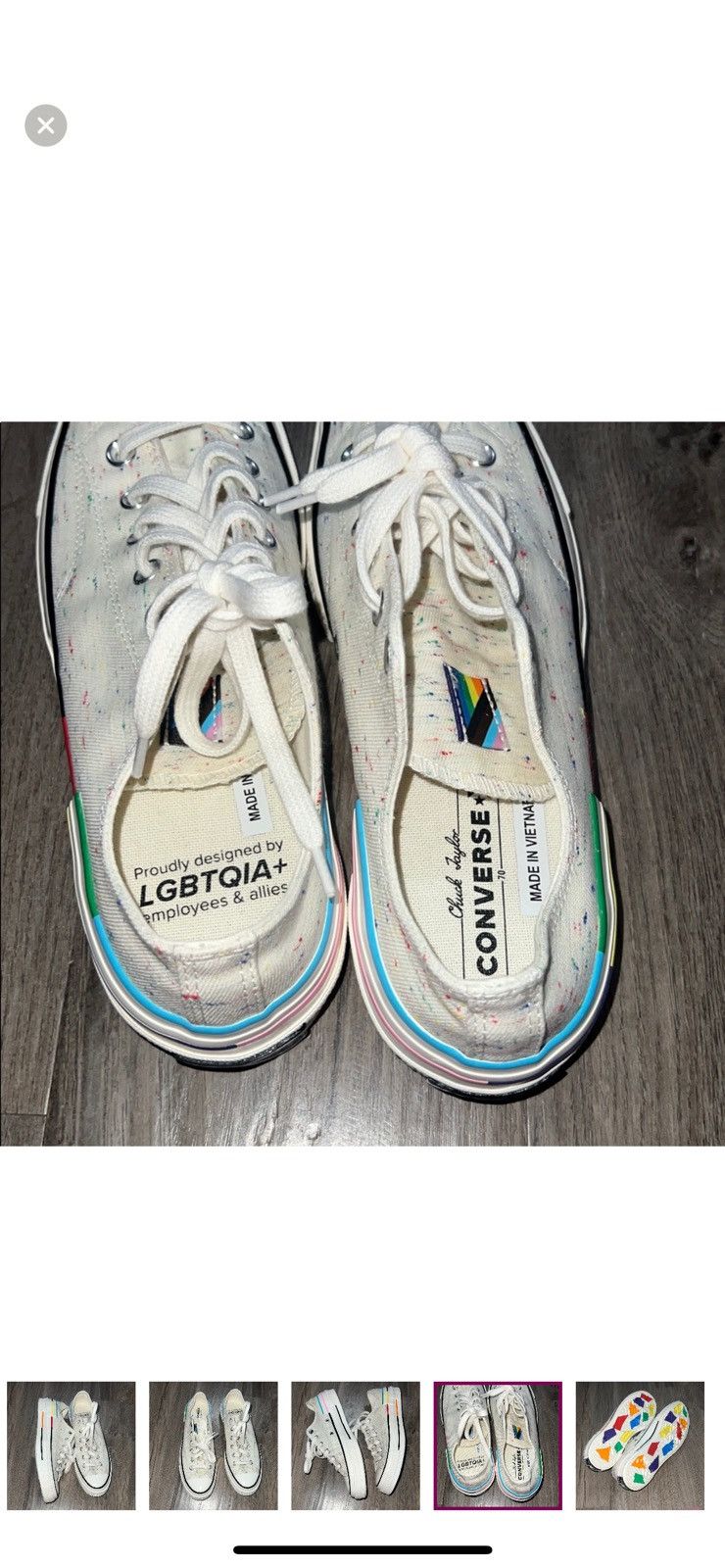 Converse Converse Chuck Taylor All Star 70 Low Pride Sneakers Size US 9.5 / IT 39.5 - 5 Thumbnail