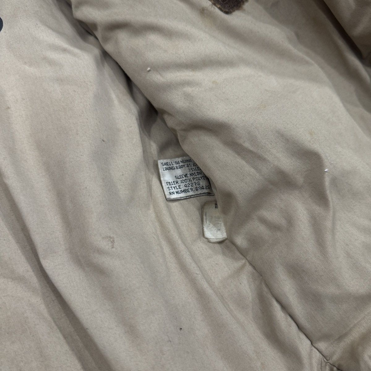 Vintage Thrashed Faded Destroyed Cracked Leather Bomber ERD Grunge Size US S / EU 44-46 / 1 - 13 Thumbnail