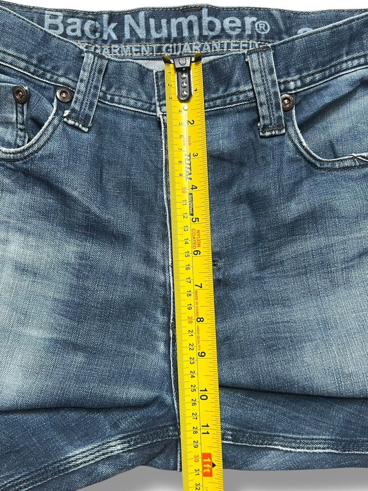Japanese Brand Vintage Back Number®️Japan - Faded, Distressed Jeans Size US 36 / EU 52 - 16 Thumbnail