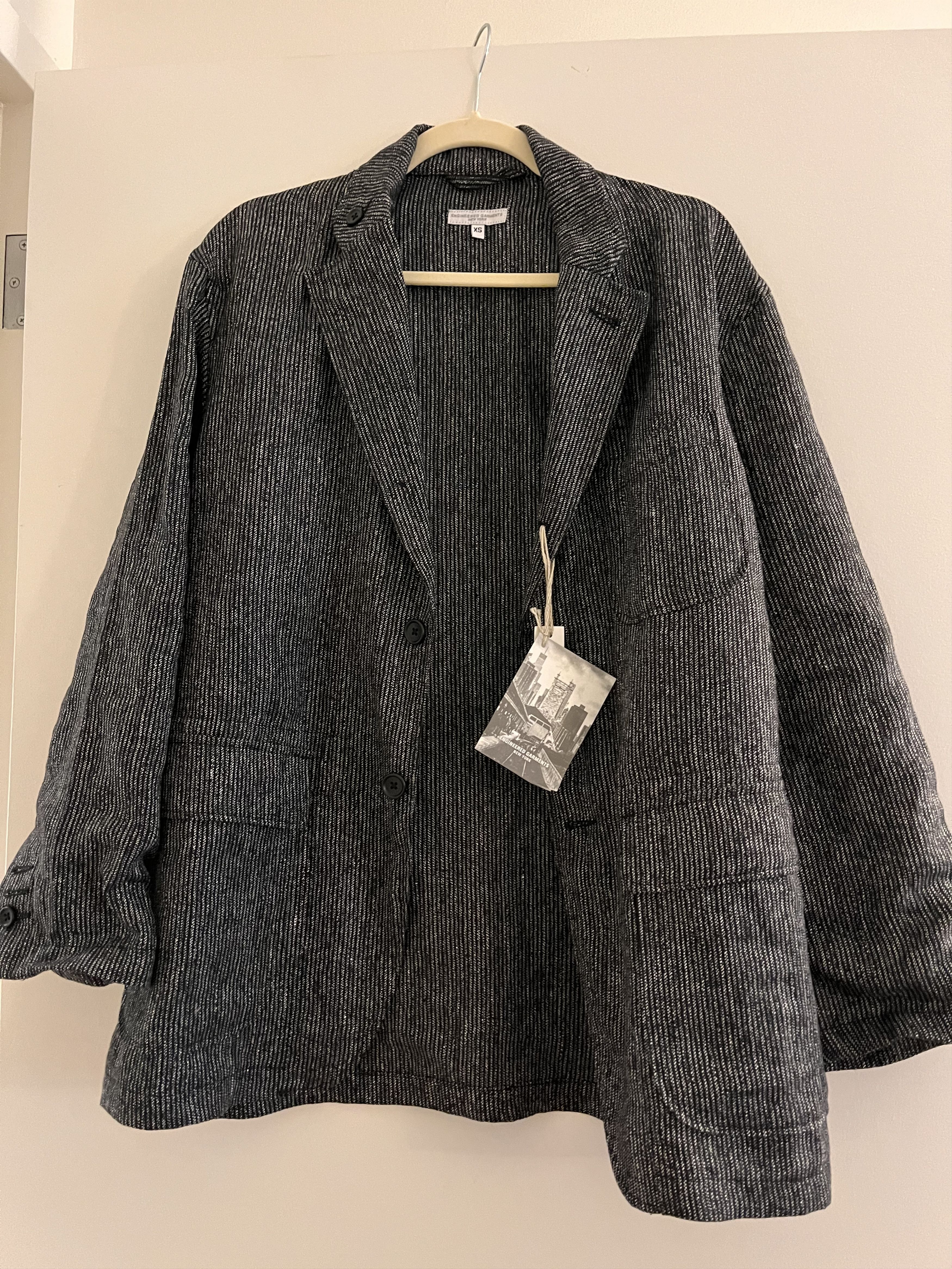 Engineered Garments Gray Linen Loiter Jacket (XS) Size US XS / EU 42 / 0 - 6 Thumbnail