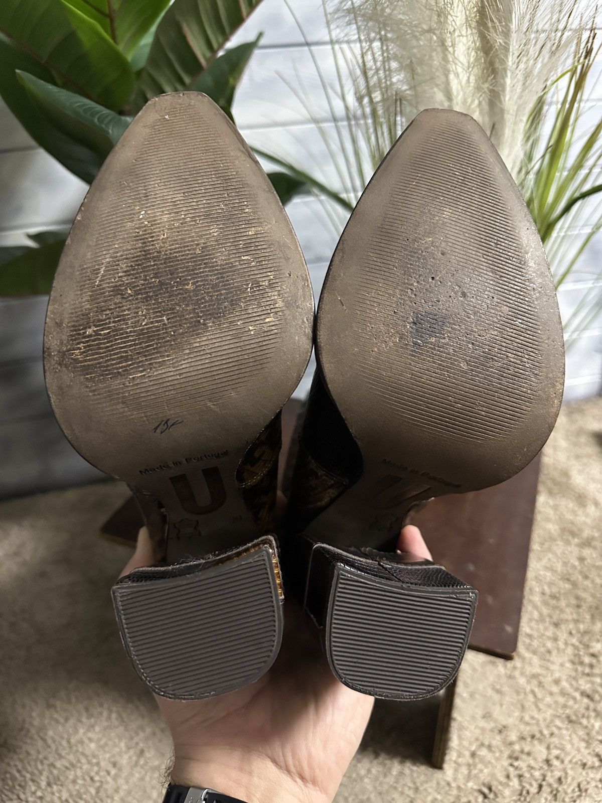 Japanese Brand × Leather Rare Boots Real Leather Snake U Made In Portugal Avant-Garde Size US 8 / IT 38 - 13 Thumbnail