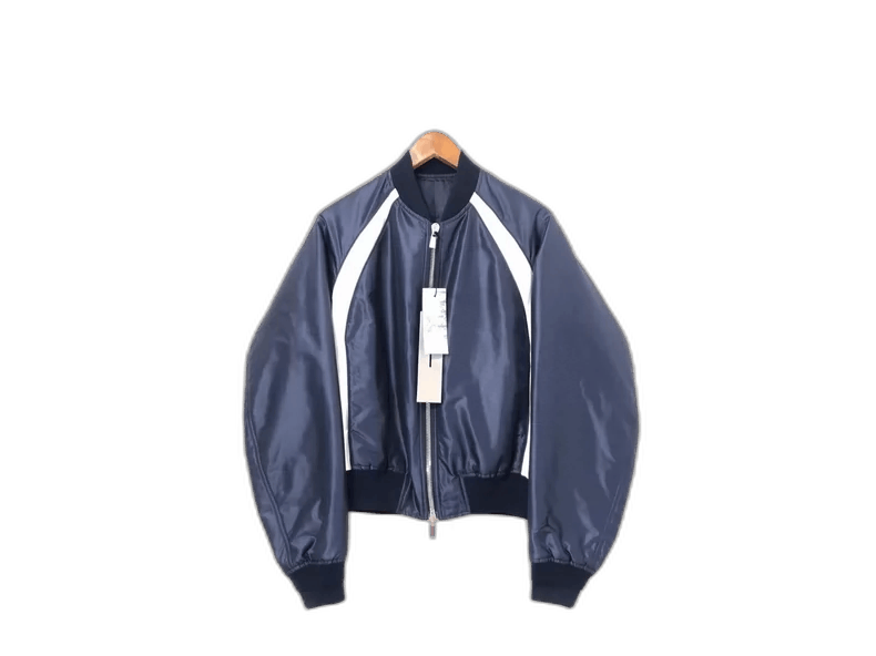 Dior Dior x Air Jordan Blue Silk Jacket-2505 Size US M / EU 48-50 / 2 - 1 Thumbnail
