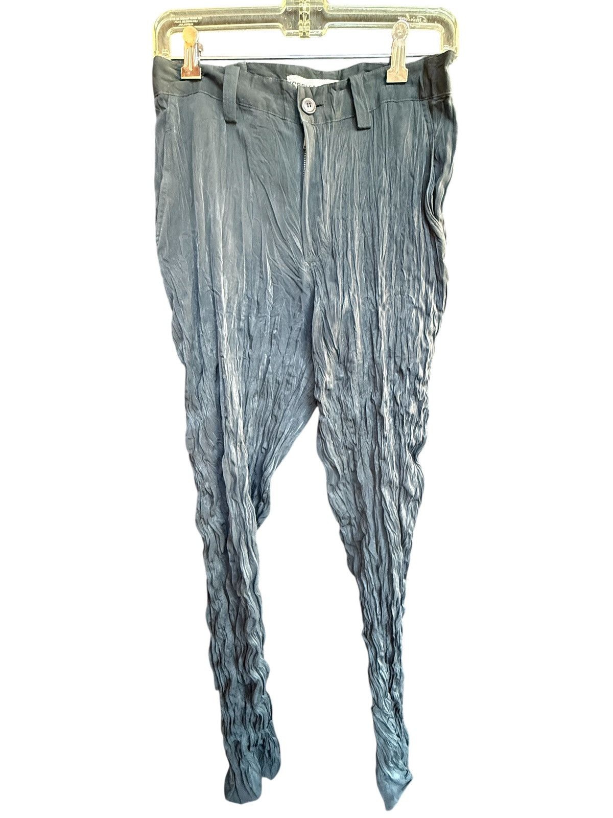 Issey Miyake Vintage 90’s Issey Miyake black crinkle trousers Size Small Size 29" - 6 Thumbnail